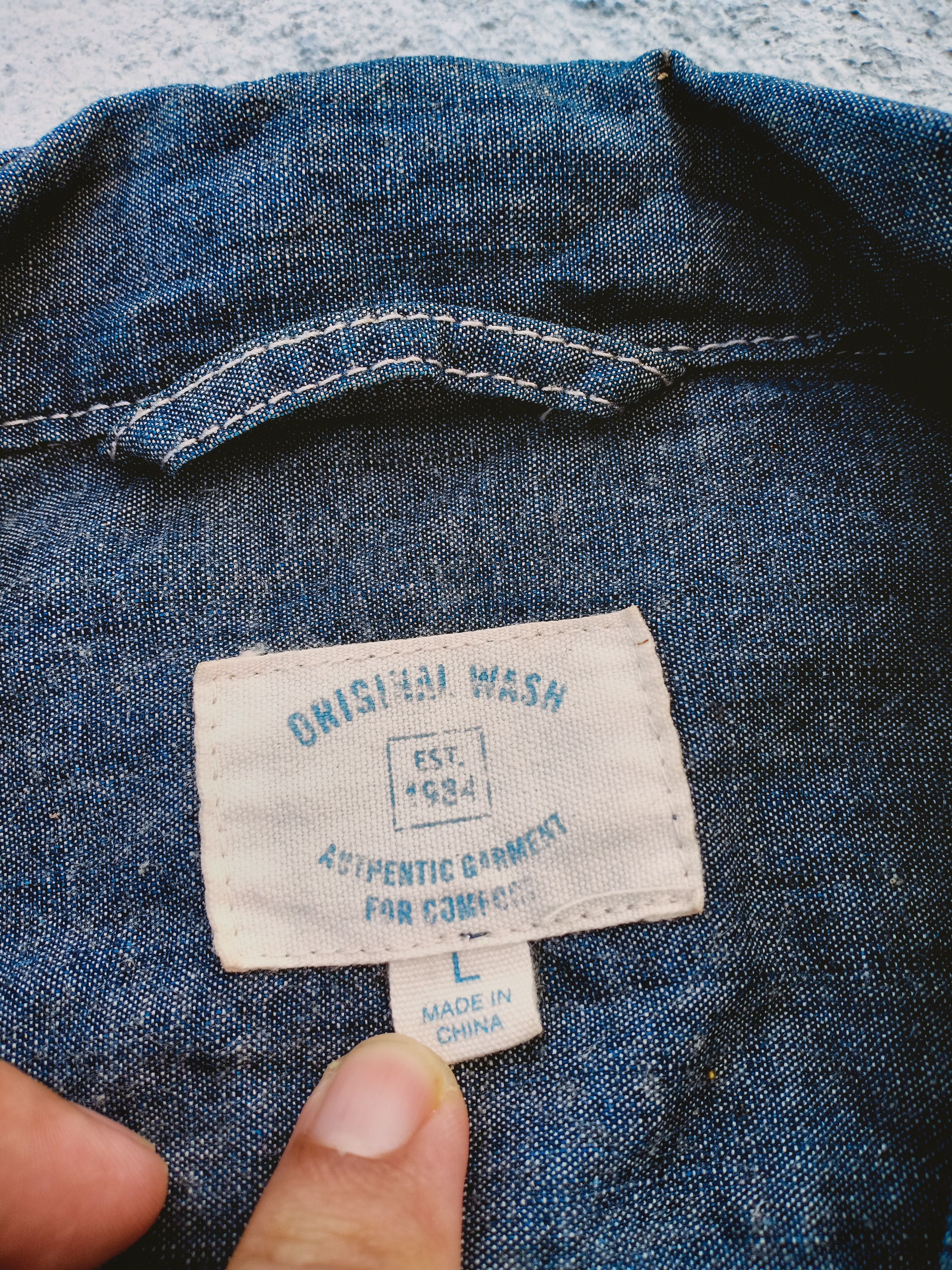 Japanese Brand × Uniqlo UNIQLO x Authentic Original Wash lightweight denim Size US S / EU 44-46 / 1 - 5 Thumbnail