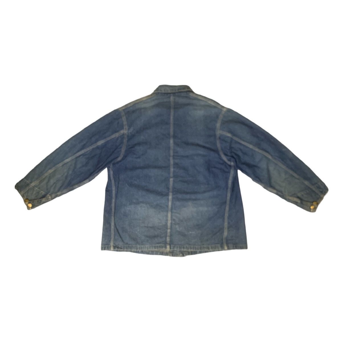 Carhartt × Carhartt Wip Rare Design Vintage Carhartt Chore Denim Jackets Size US XL / EU 56 / 4 - 2 Thumbnail