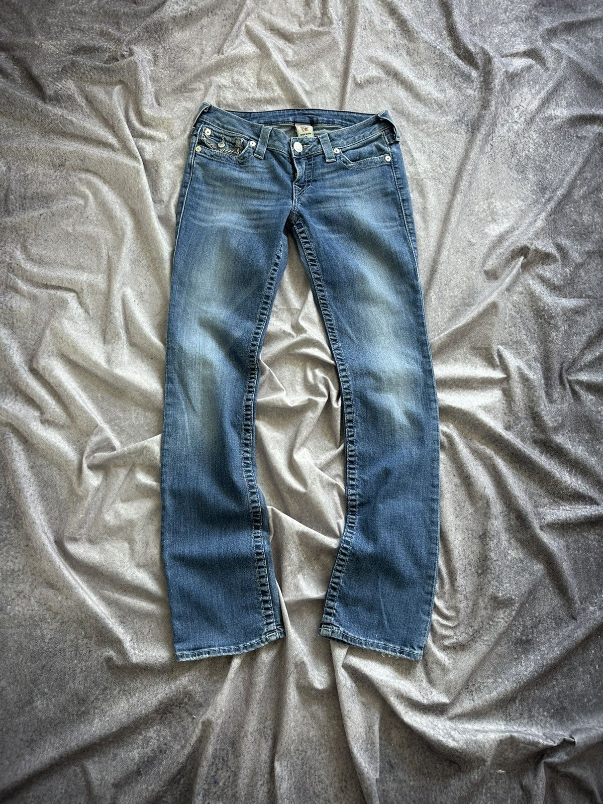 True Religion True Religion Straight Jeans Size 28" / US 6 / IT 42 - 6 Thumbnail