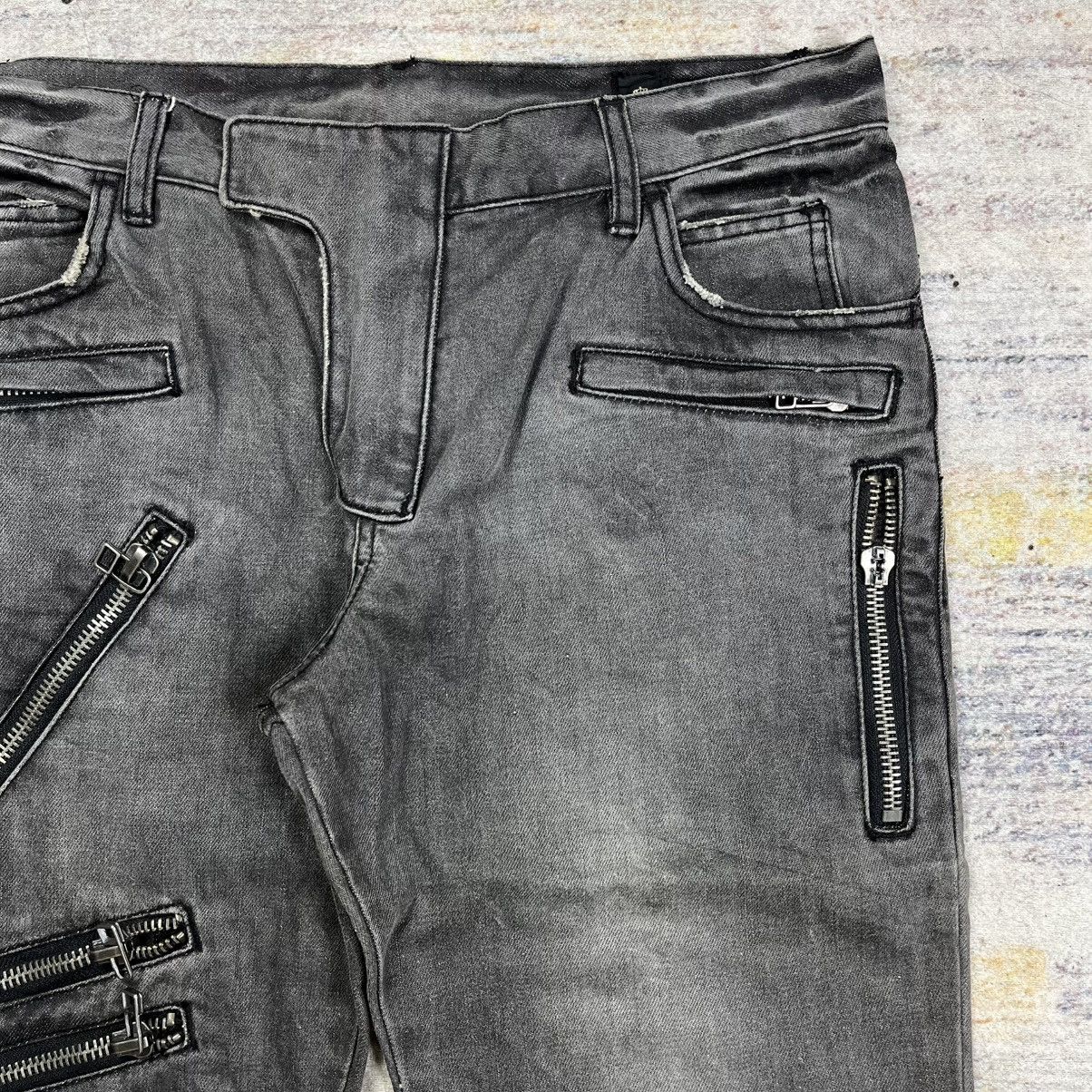 semanticdesign Semantic design multi zipper bikers jeans vkei style Size US 34 / EU 50 - 8 Thumbnail