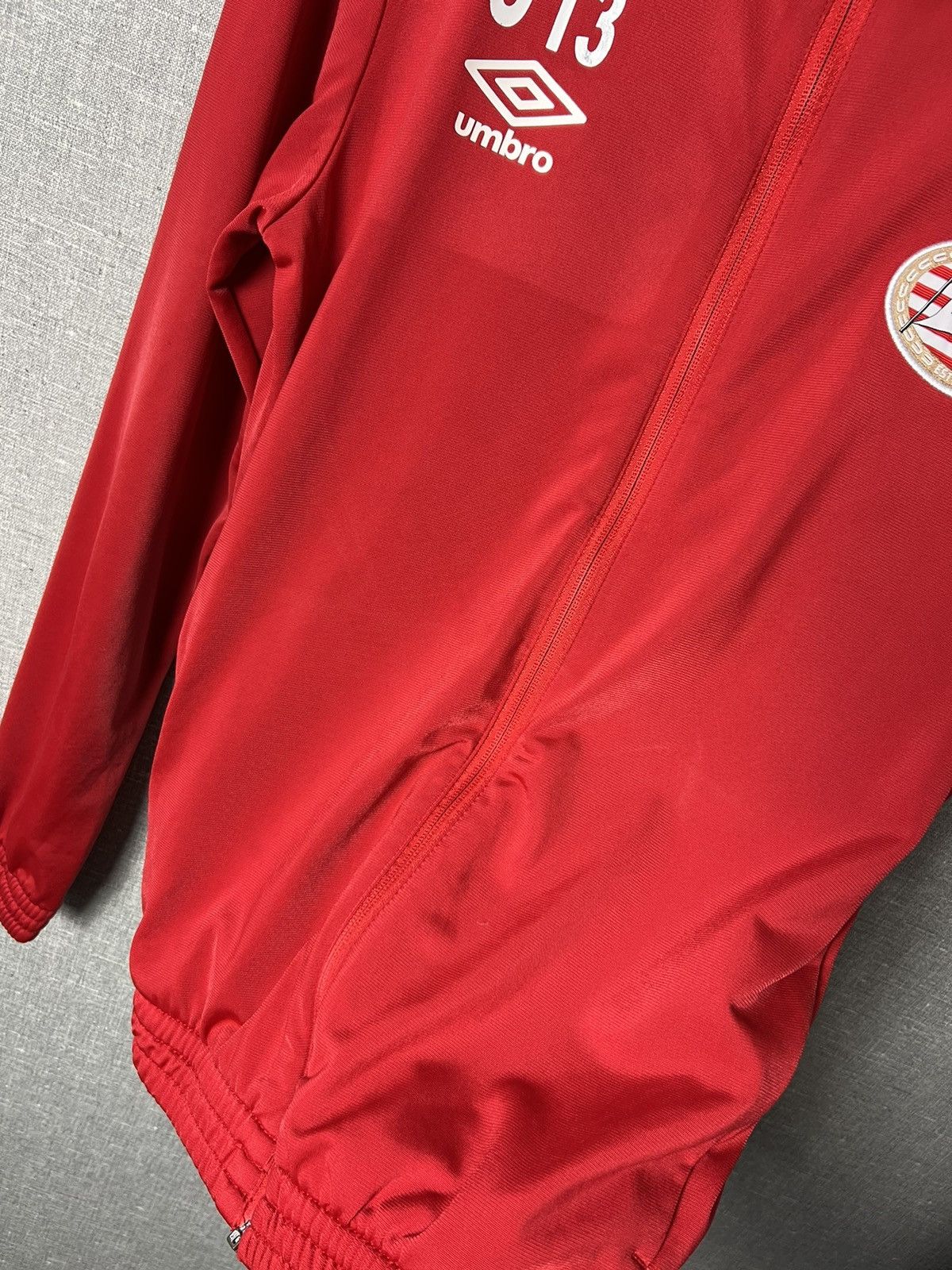 Umbro Vintage 00s Umbro PSV Eindhoven Football Training Jacket Size US S / EU 44-46 / 1 - 10 Thumbnail