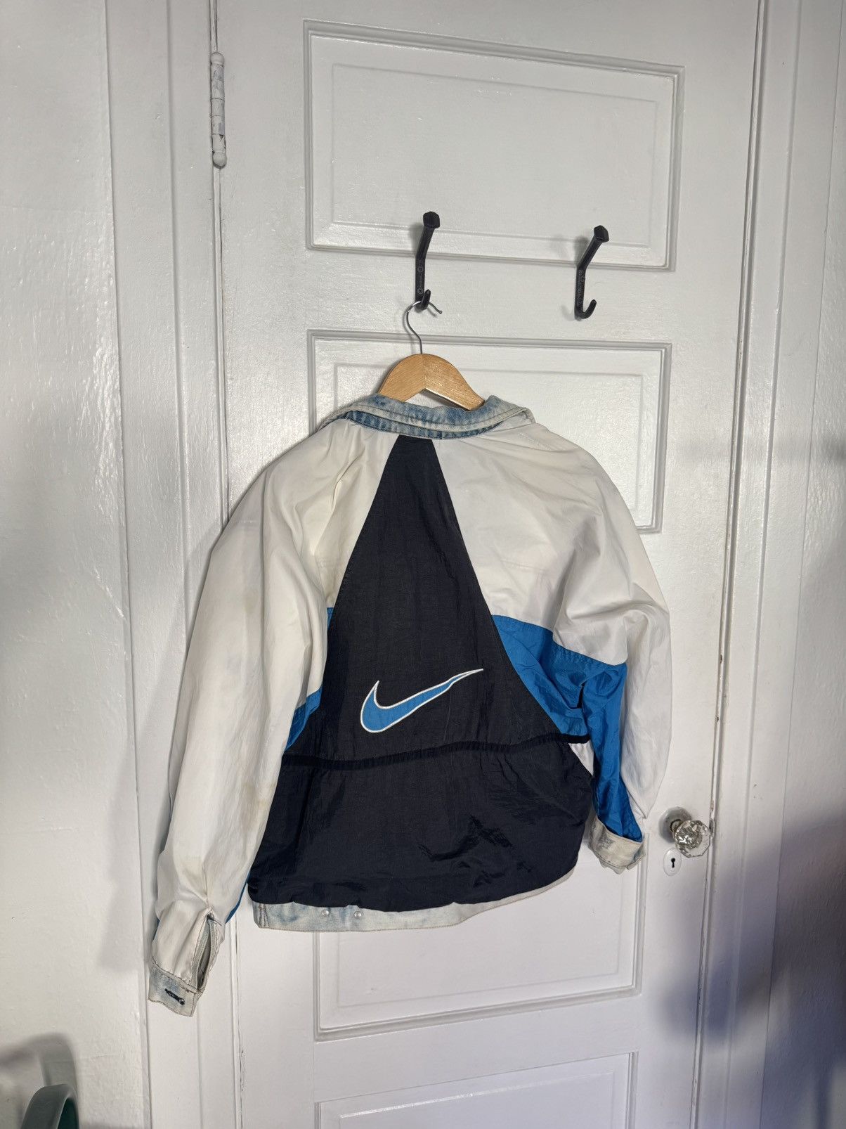 Nike Nike Re-Worked reversible windbreaker x denim jacket Size US S / EU 44-46 / 1 - 2 Thumbnail