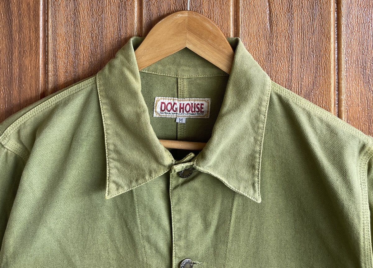 Le Grande Bleu (L.G.B.) Vintage 90s Faded Green Army🔥DOGHOUSE🔥Military Parka Jacket Size US M / EU 48-50 / 2 - 5 Thumbnail