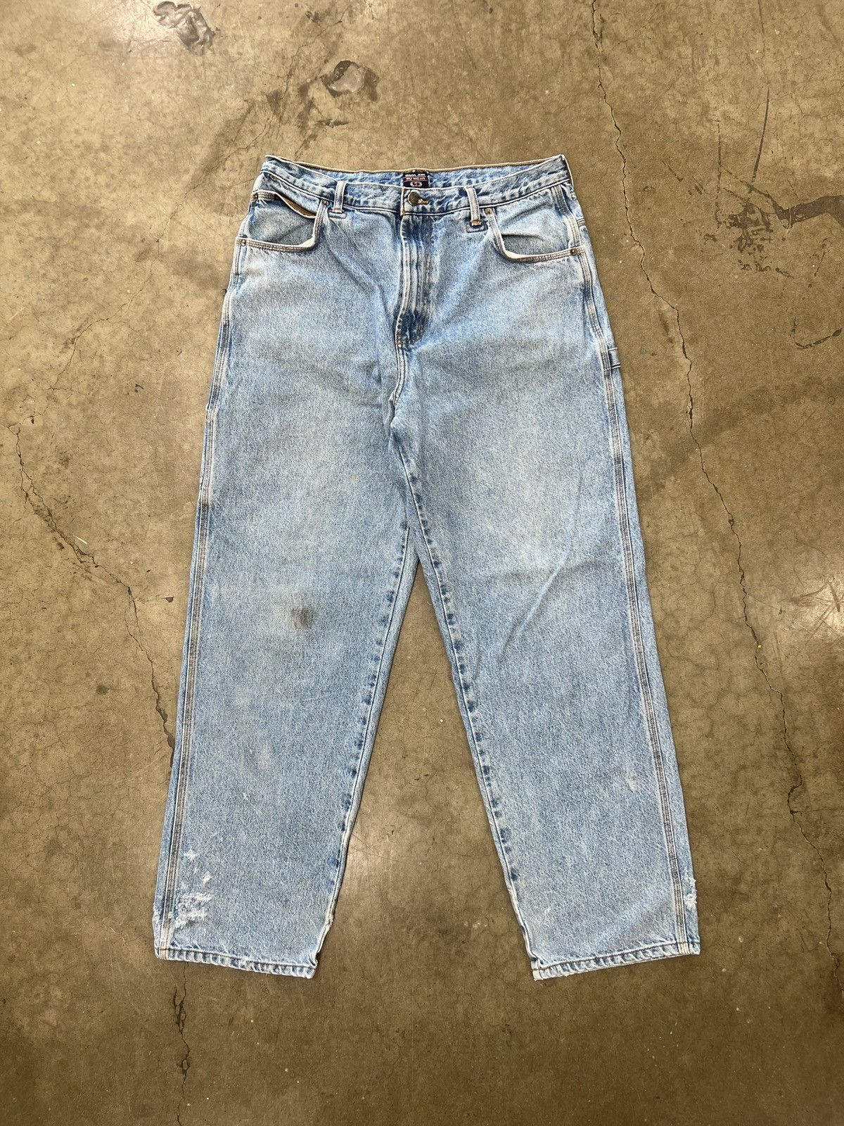 Vintage × Wu-Tang Clan Vintage Wu Tang Wu Wear Carpenter Work Jeans 36 x 32 Size US 36 / EU 52 - 2 Thumbnail