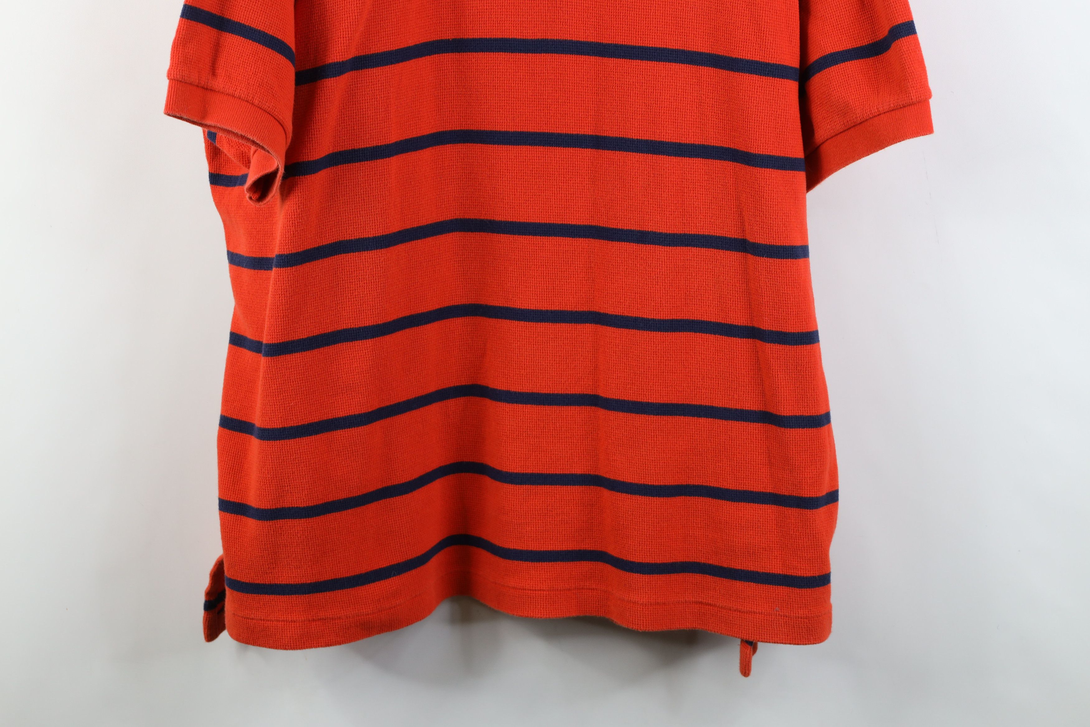 Ralph Lauren Vintage 90s Ralph Lauren Thermal Knit Golf Polo Shirt Size US XL / EU 56 / 4 - 3 Thumbnail
