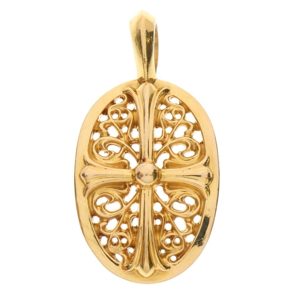 アクセサリー Chrome Hearts 22K Classic Oval Necklace CHROME HEARTS 22K Classic Oval Gold Necklace