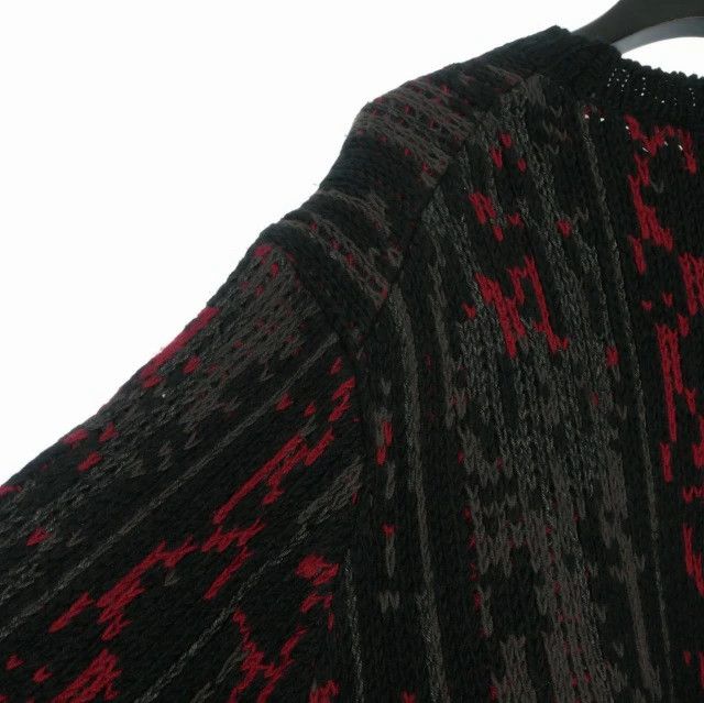 Yohji Yamamoto YOHJI YAMAMOTO POUR HOMME 23AW DESIGN ROUND NECK KNIT Size US L / EU 52-54 / 3 - 5 Thumbnail