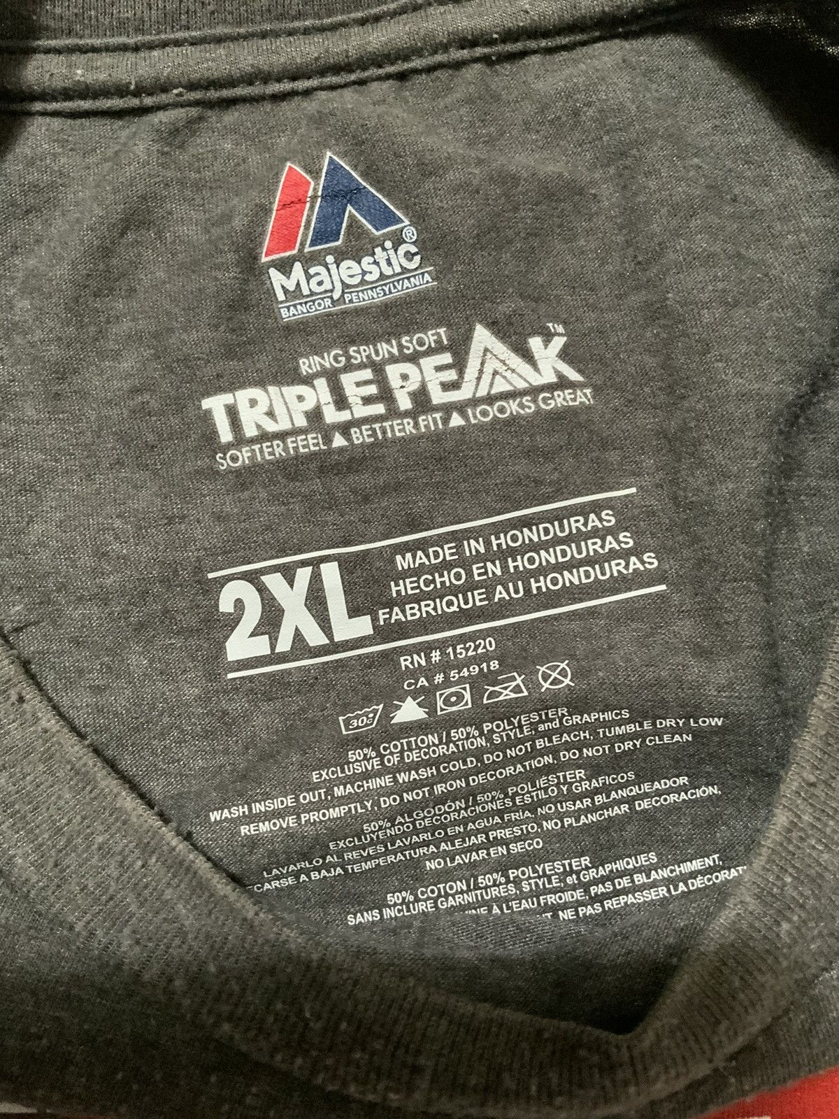 MLB × Majestic Majestic Triple Los Angeles Dodgers West Division T-Shirt Size US XXL / EU 58 / 5 - 7 Thumbnail
