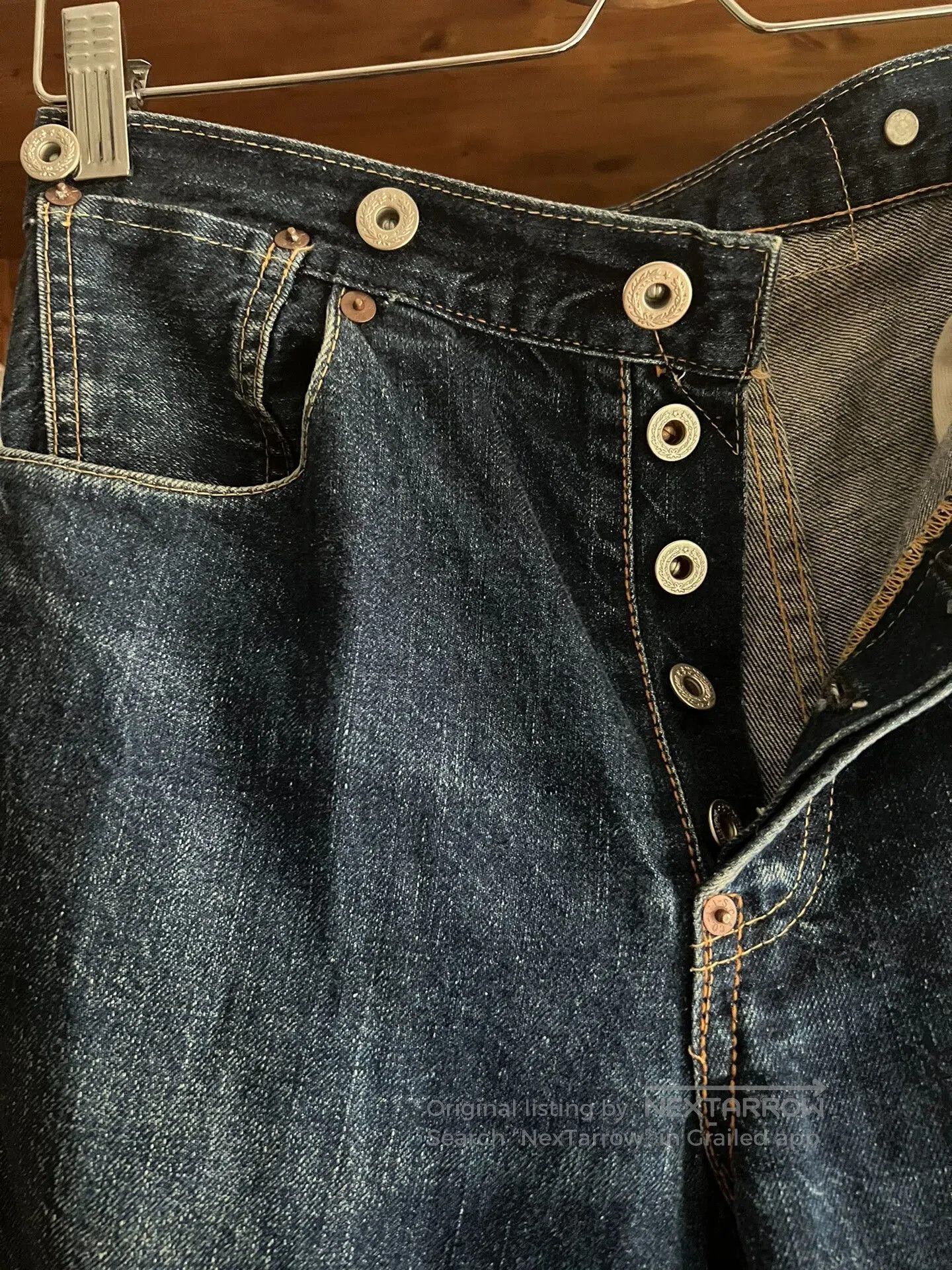RRL Ralph Lauren vintage sugar cane straight leg jeans. Size US 30 / EU 46 - 5 Thumbnail