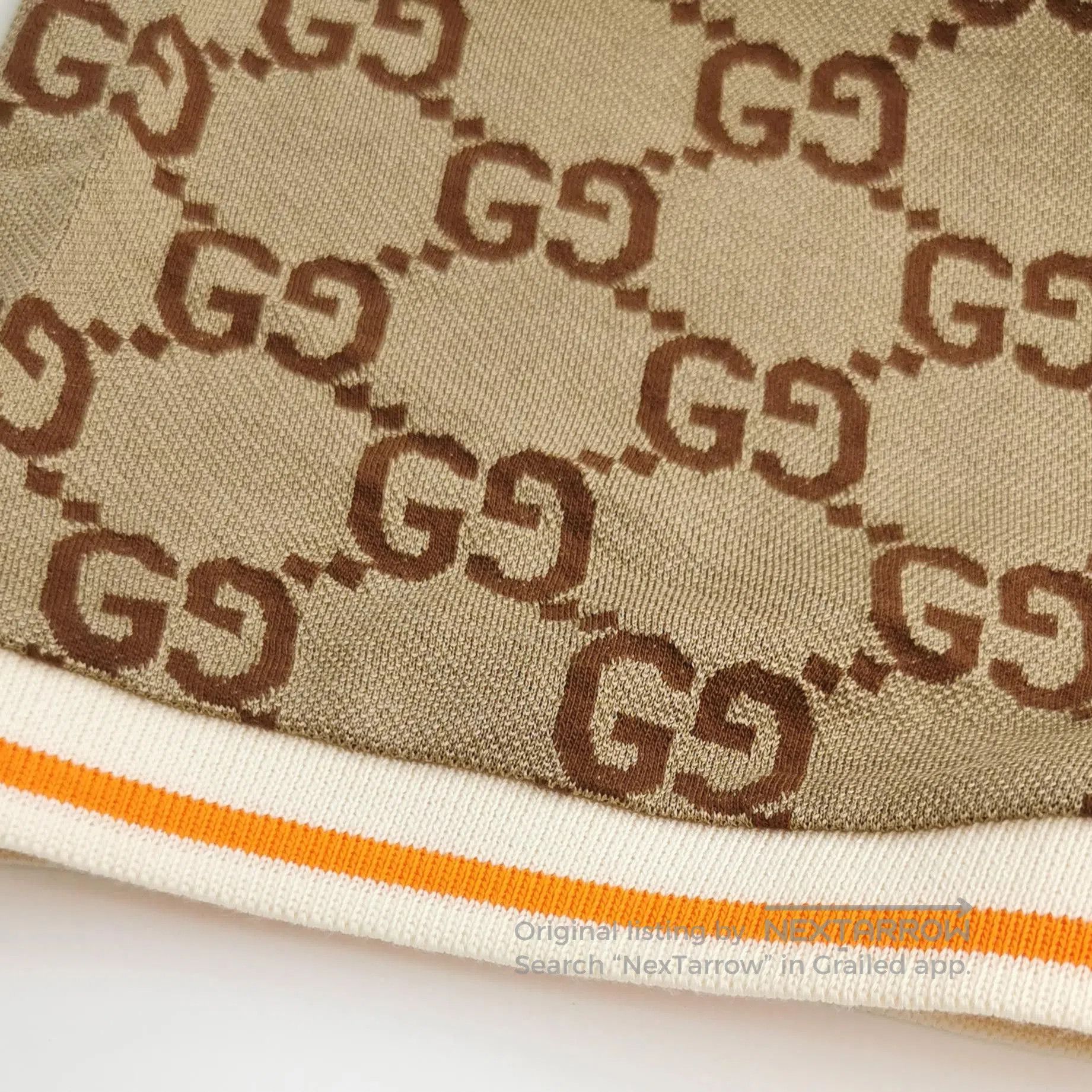 Gucci Gucci GG Monogram Cotton-Silk Polo Shirt XXXL. Size US XXL / EU 58 / 5 - 8 Thumbnail