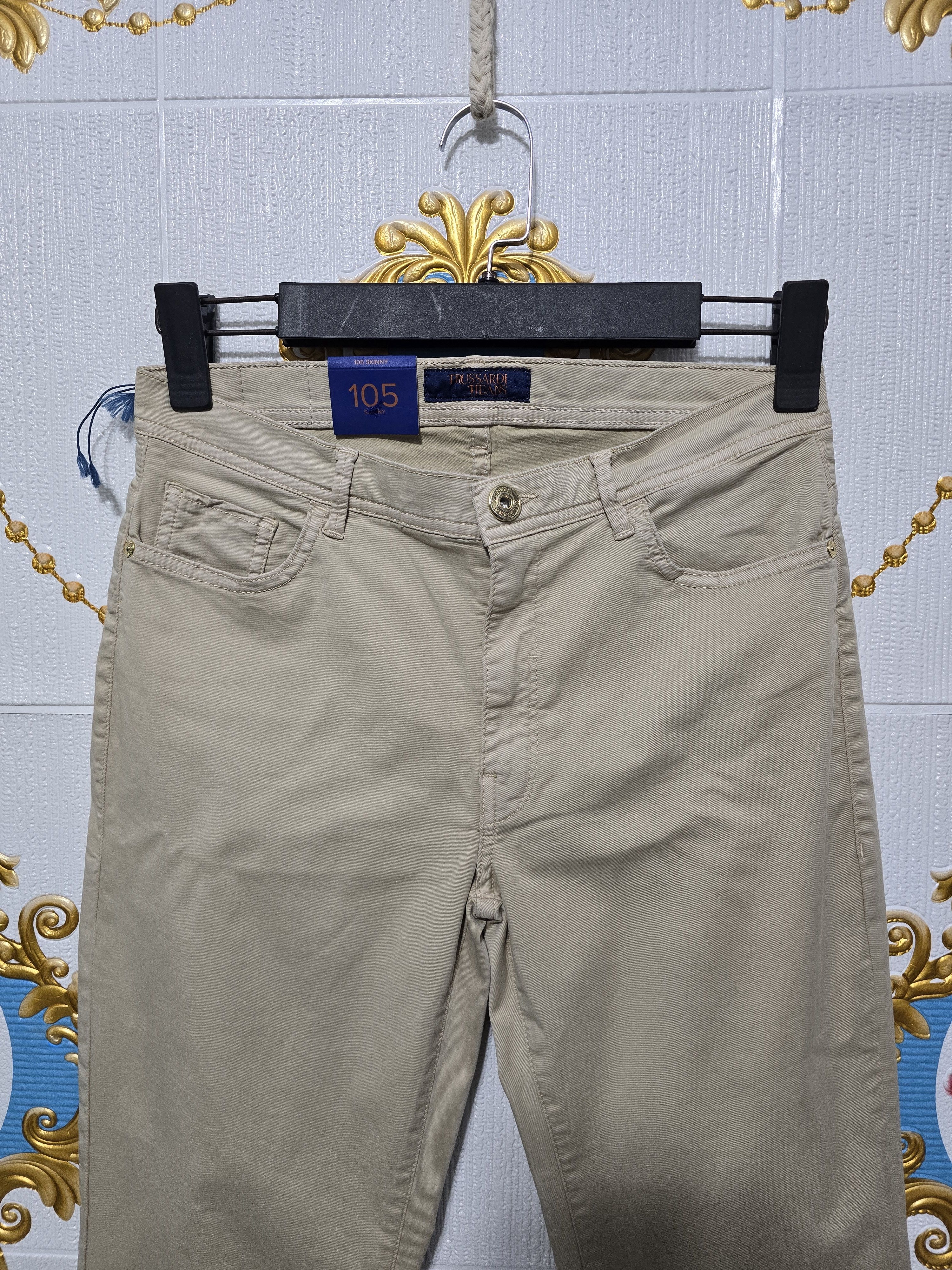 Trussardi TRUSSARDI pants 105 skinny new with TAGS Size 31" - 2 Thumbnail