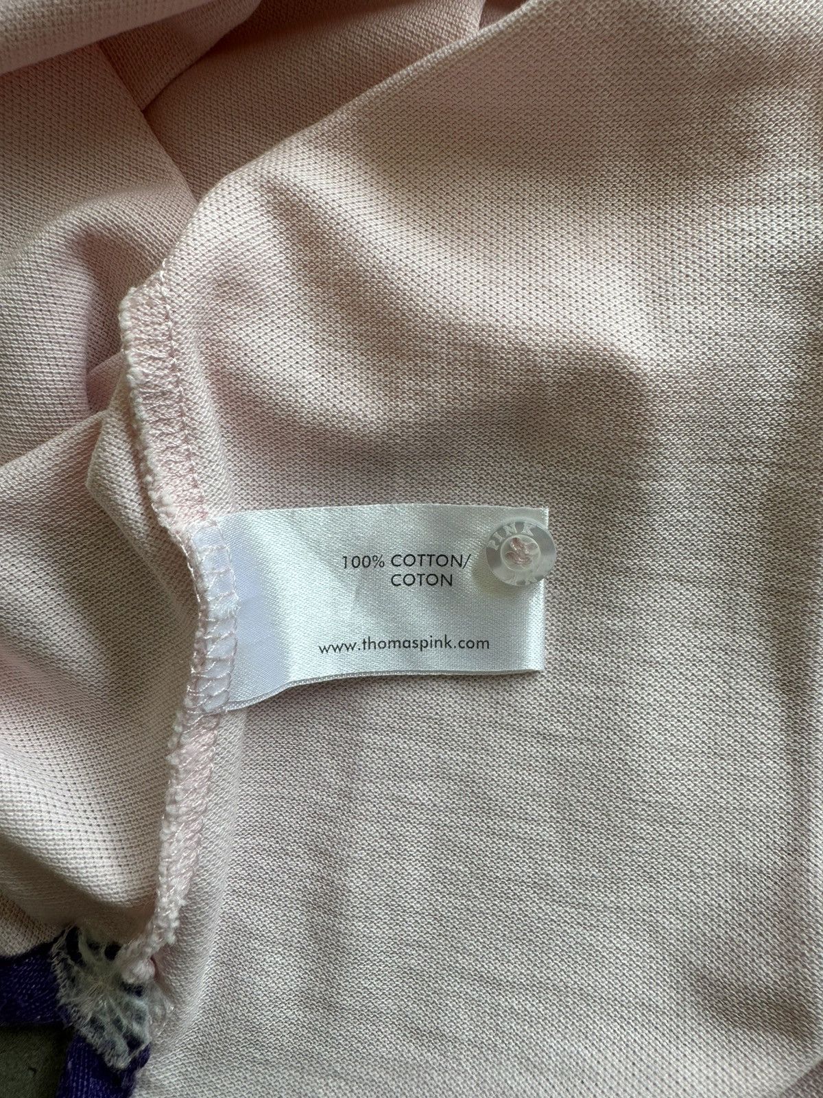 Thomas Pink Pink Polo with embroidered logo Size US L / EU 52-54 / 3 - 7 Thumbnail