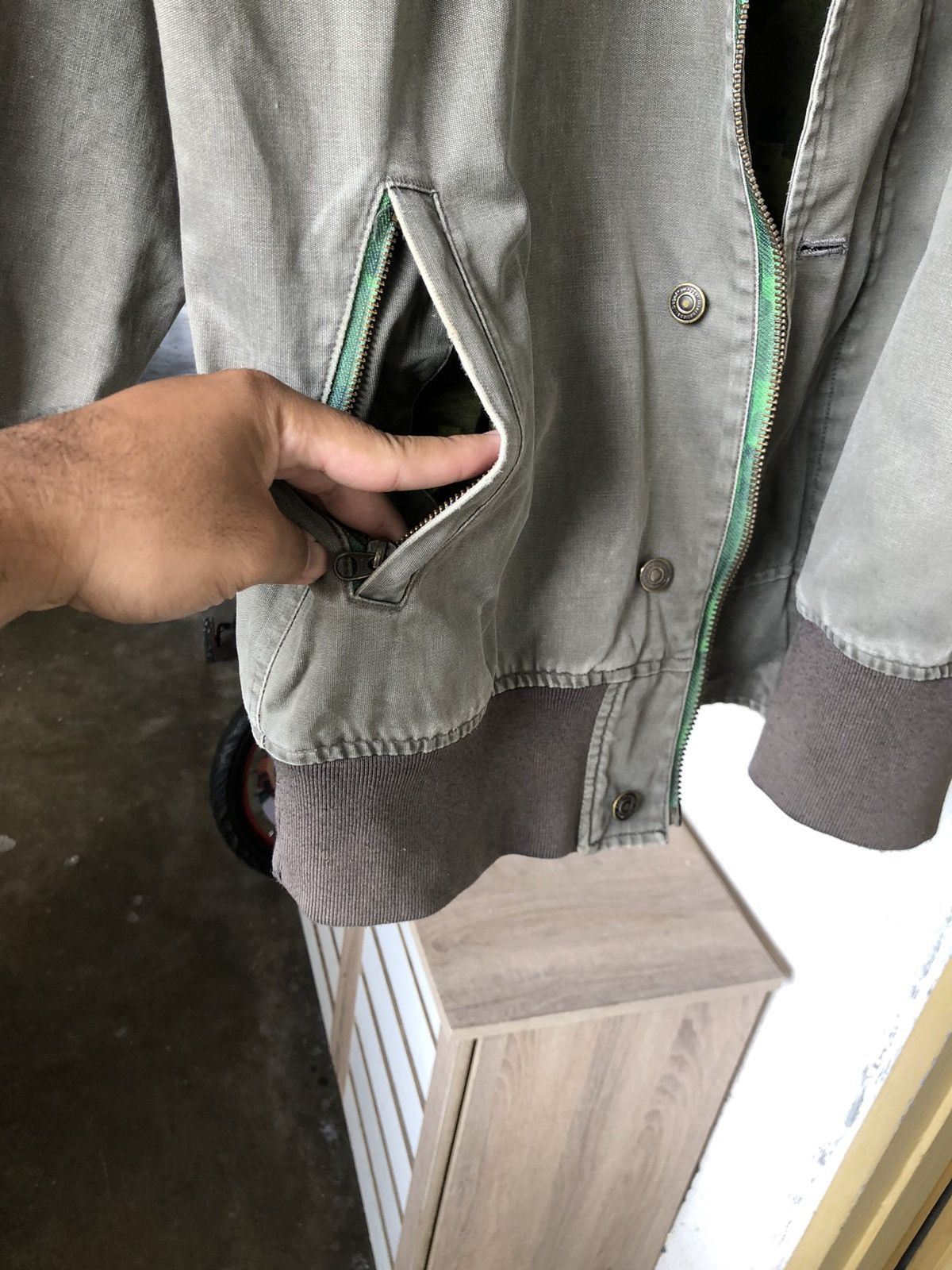 Japanese Brand Vintage Swagger Distressed Carpenter Bomber Jacket Size US XL / EU 56 / 4 - 10 Thumbnail