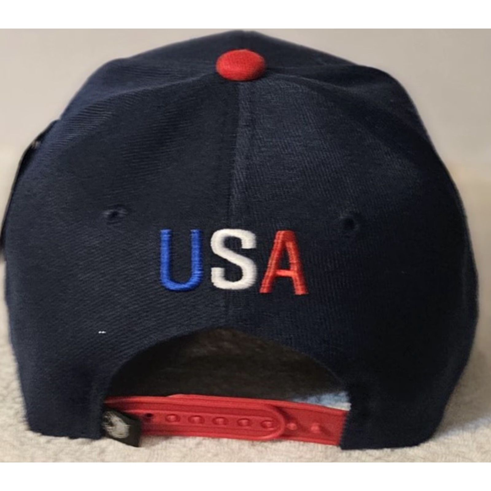Vintage USA AMERICAN FLAG EAGLE PATRIOTIC BIRD SNAPBACK BASEBALL CAP ( DARK BLUE ) DARK BLUE USA AMERICAN FLAG EAGLE PATRIOTIC BIRD SNAPBACK BASEBALL CAP Size ONE SIZE - 2 Thumbnail