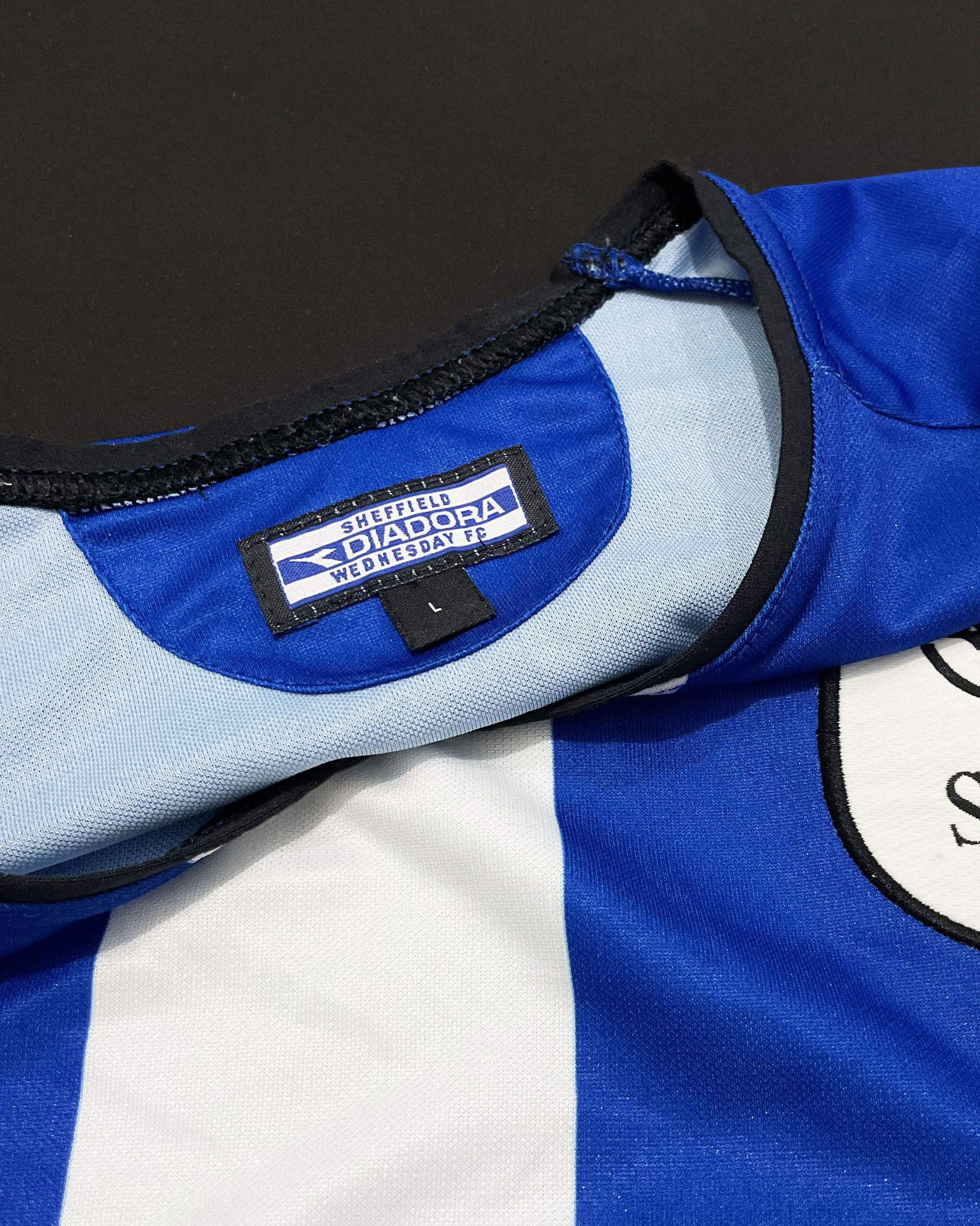Diadora Sheffield Wednesday Home Kit 2003 2004 2005 Size US L / EU 52-54 / 3 - 5 Thumbnail