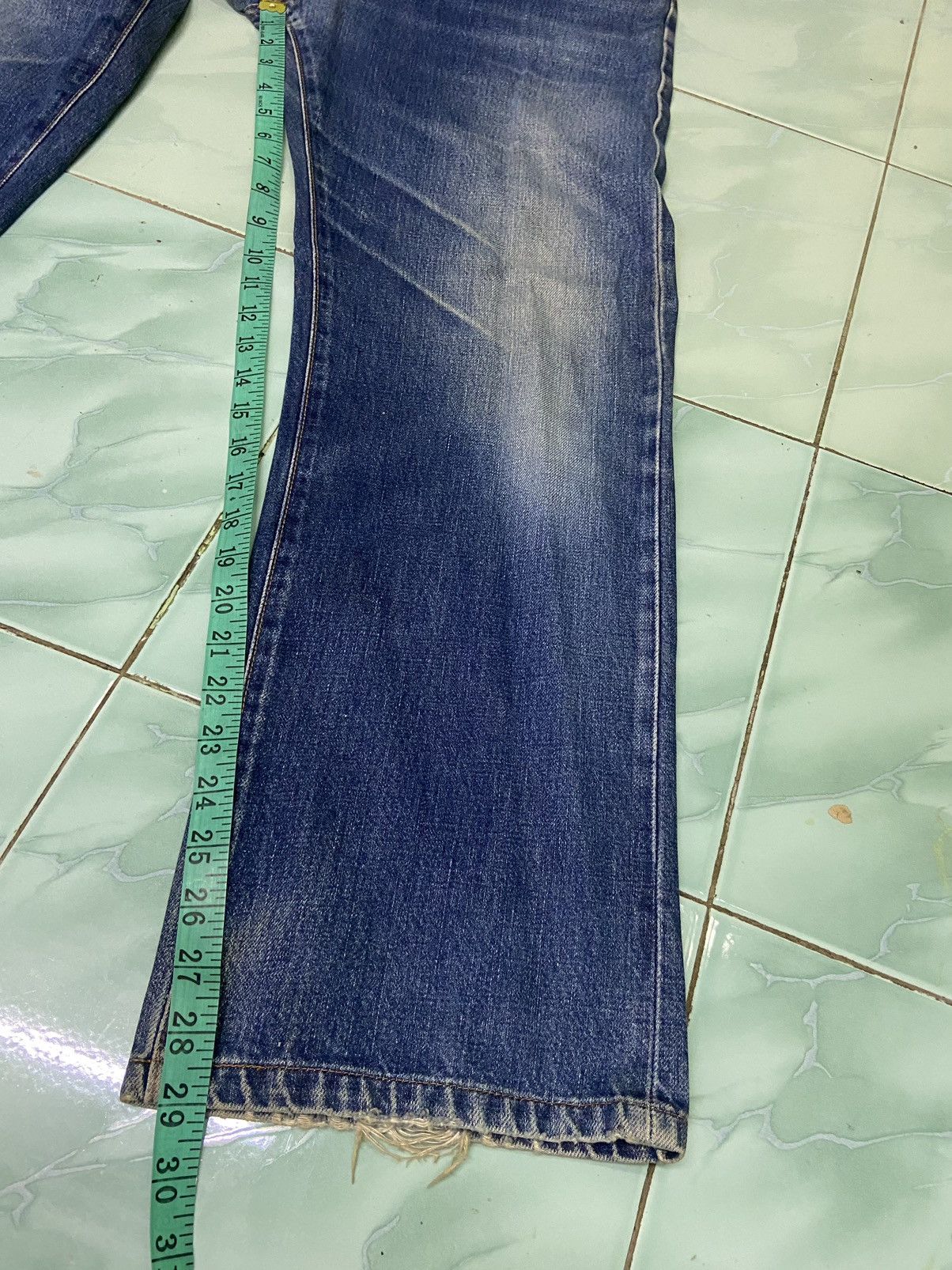 Wrangler Vintage 80s Vintage Wrangler jeans Distressed Size US 30 / EU 46 - 12 Thumbnail