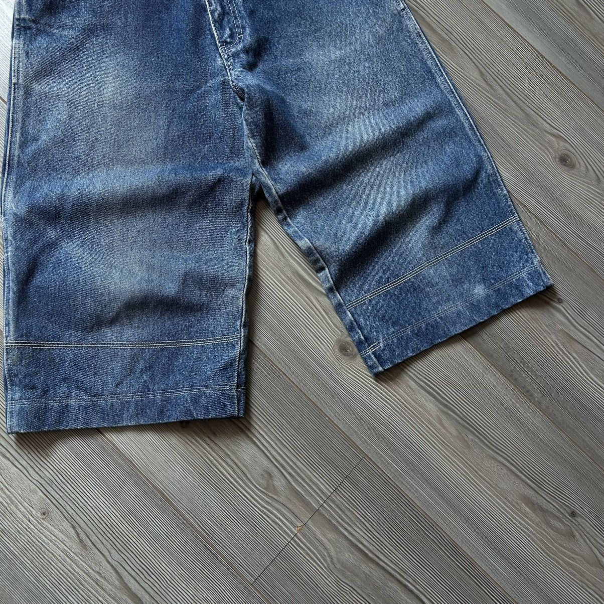 Eminem Vintage Y2K Eminem Slim Shady Carpenter Rap Shorts Jort Size US 31 - 13 Thumbnail