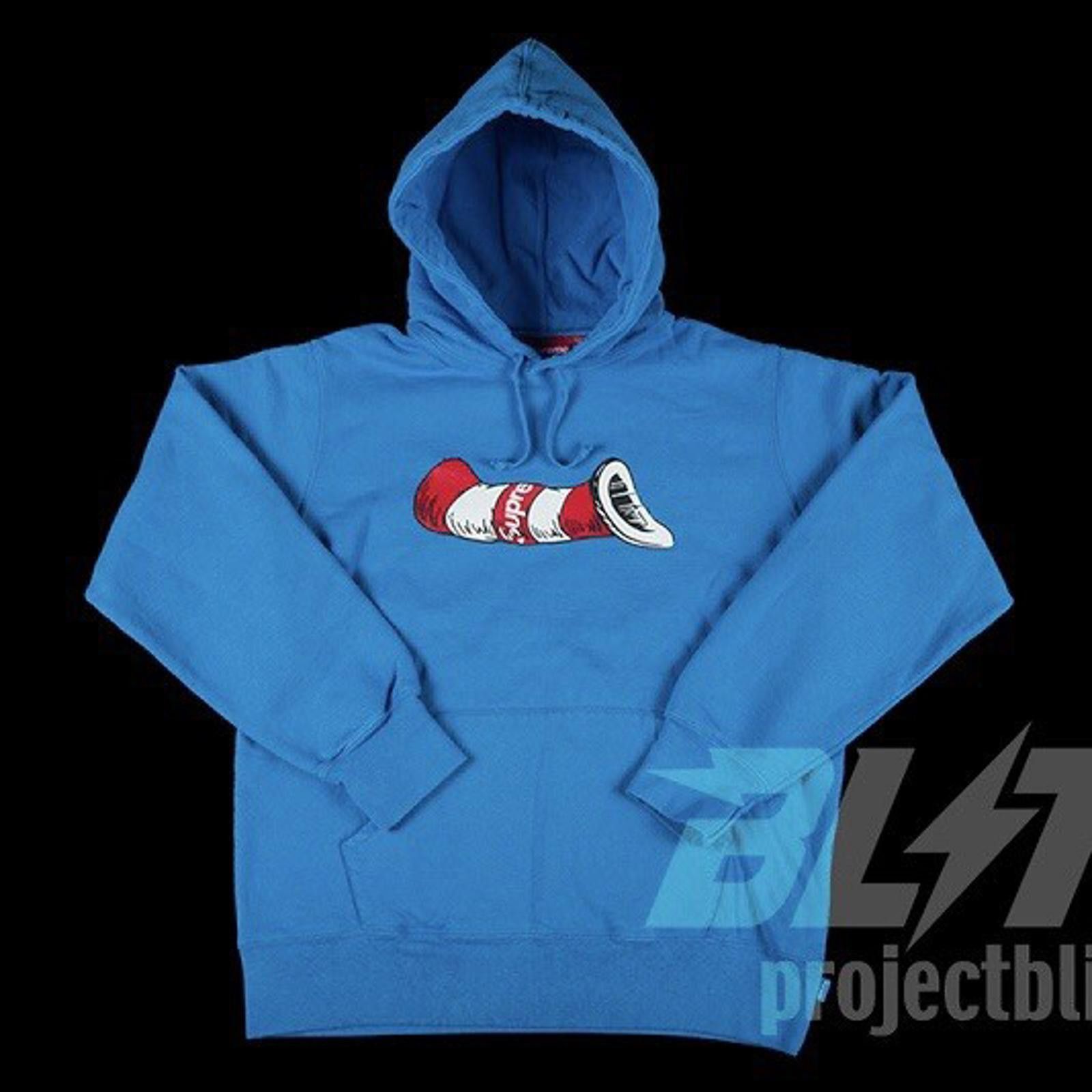 Supreme FW18 SUPREME CAT IN THE HAT HOODED SWEATSHIRT M Size US M / EU 48-50 / 2 - 1 Thumbnail