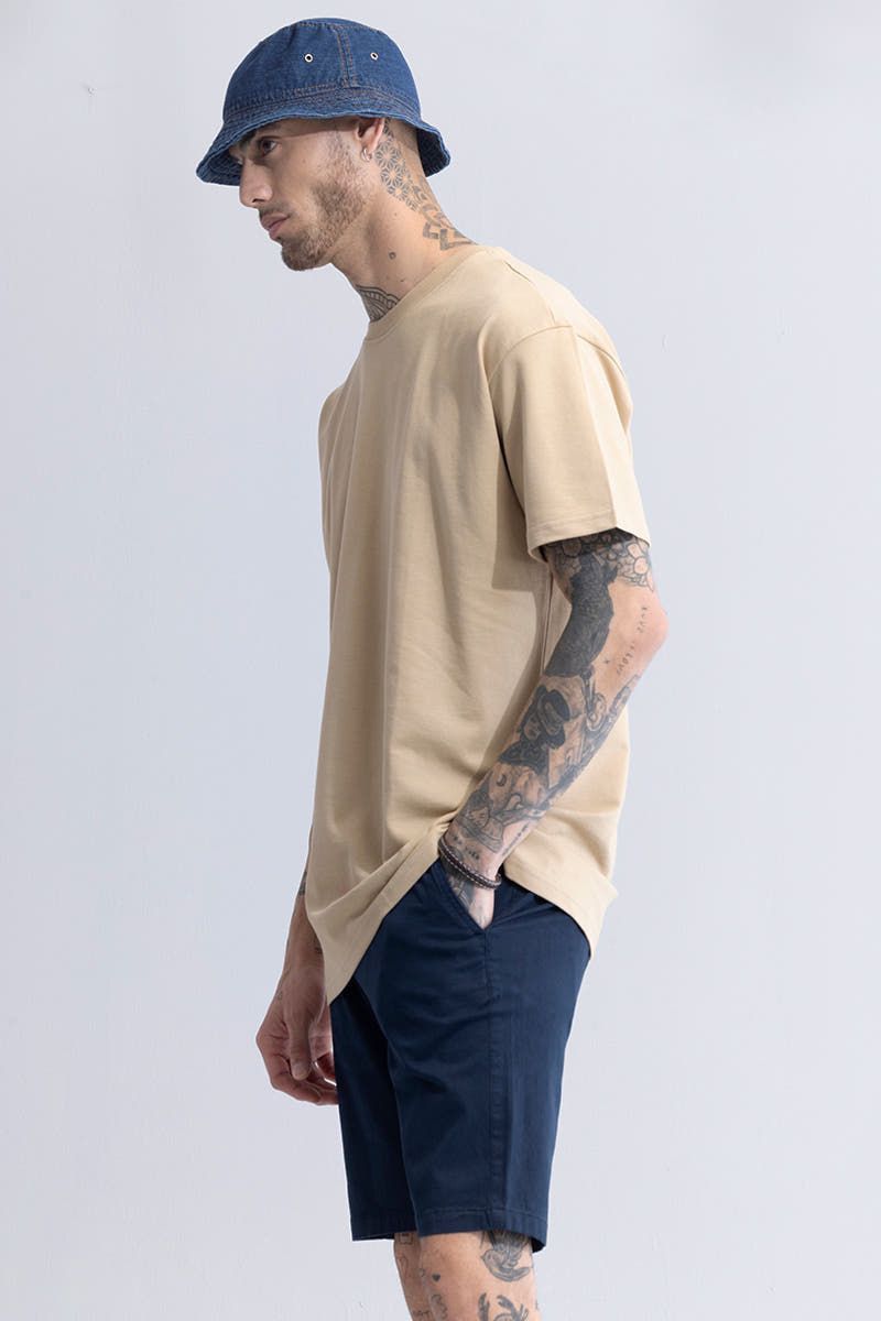 Designer Beige Oversized T-Shirts Size US S / EU 44-46 / 1 - 4 Thumbnail