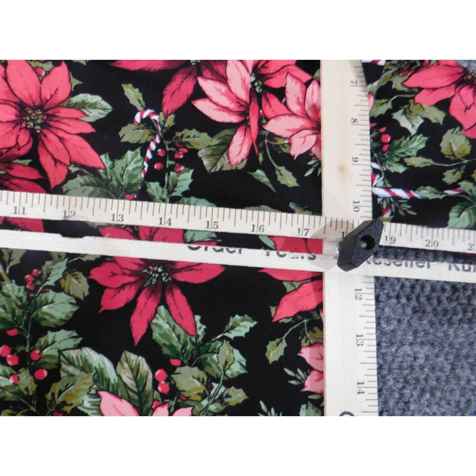 Vintage Alfred Dunner Blouse Shirt Petite PS Women Red Floral Cotton Spandex Stretch Round Neck Long Sleeve Pullover Casual Weekend Flower Size S / US 4 / IT 40 - 6 Thumbnail