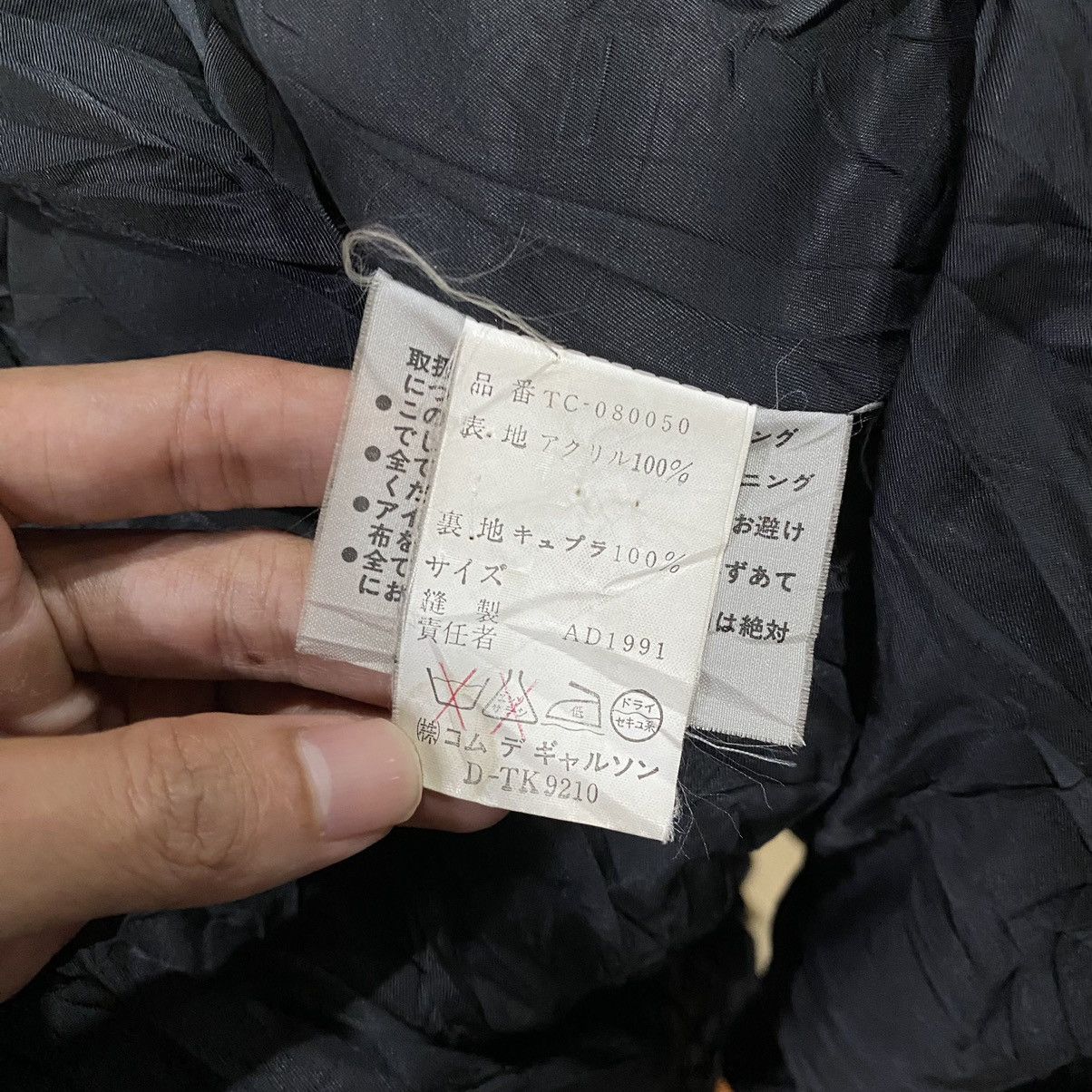 Comme des Garcons True Vintage ✔️Comme Des Garcons Tricot Acrylic Wool Coats Size US L / EU 52-54 / 3 - 11 Thumbnail