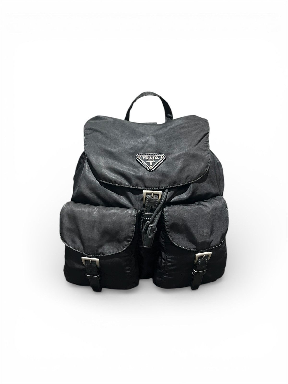 Prada Authentic Vintage PRADA Nylon Tessuto Backpack Size ONE SIZE - 1 Thumbnail