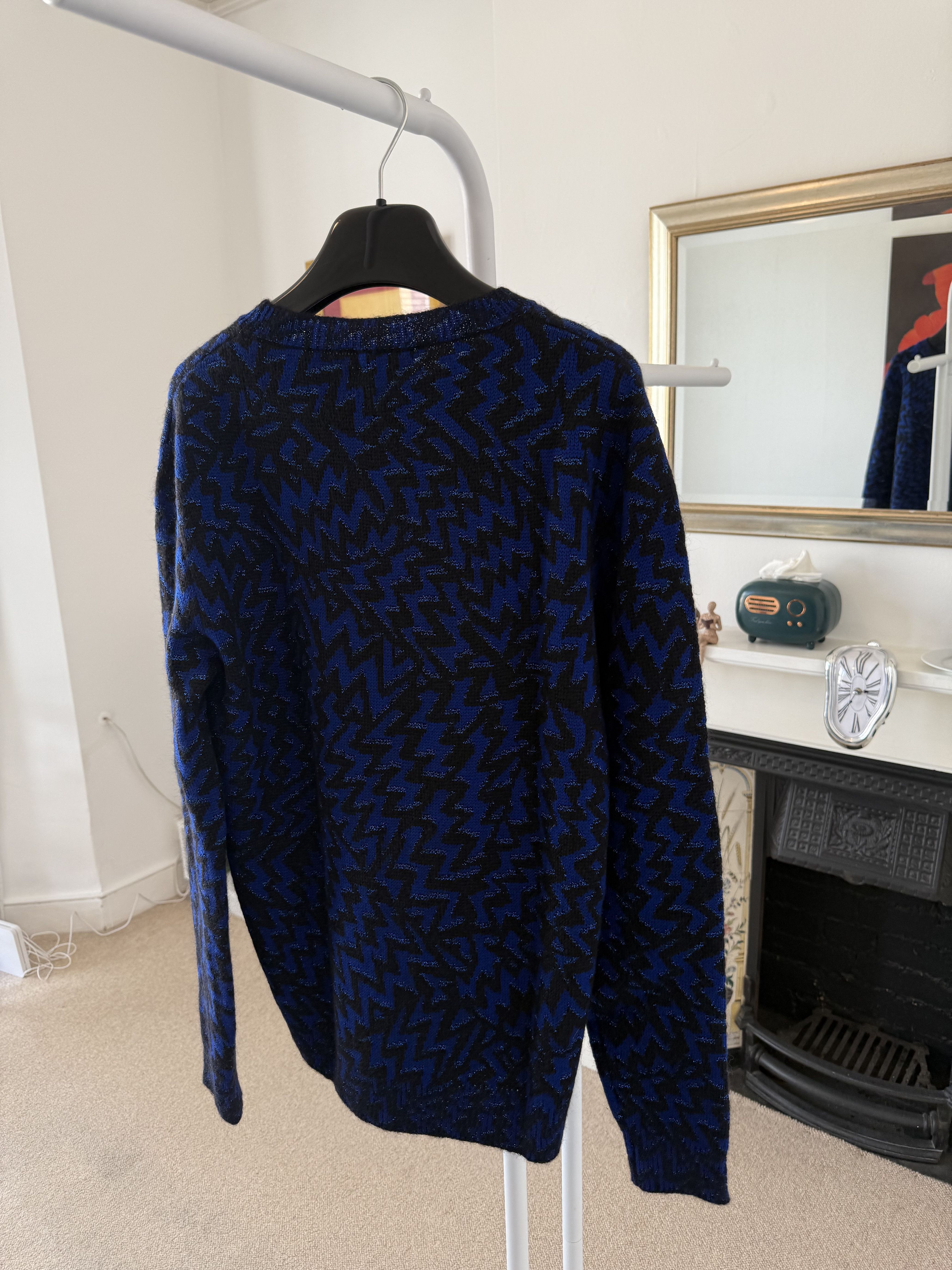 Saint Laurent Paris Saint Laurent Lurex Storms Sweater Size US M / EU 48-50 / 2 - 6 Thumbnail