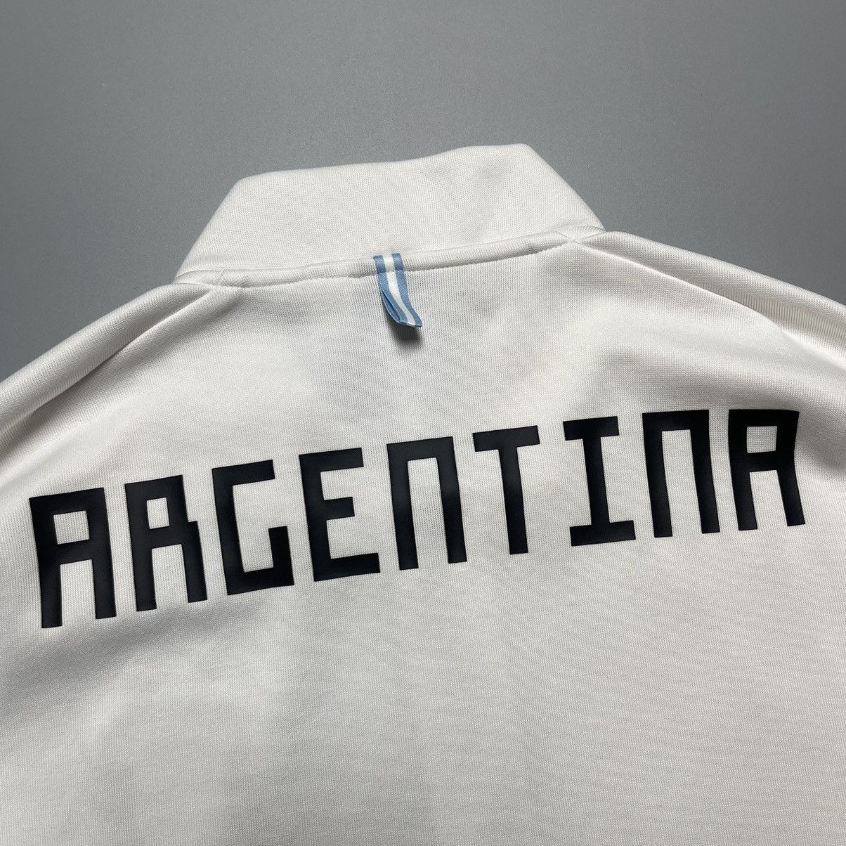 Adidas × Vintage ARGENTINA ADIDAS ZNE 2018 WORLD CUP SOCCER ANTHEM TRAVK TOP Size US L / EU 52-54 / 3 - 10 Thumbnail