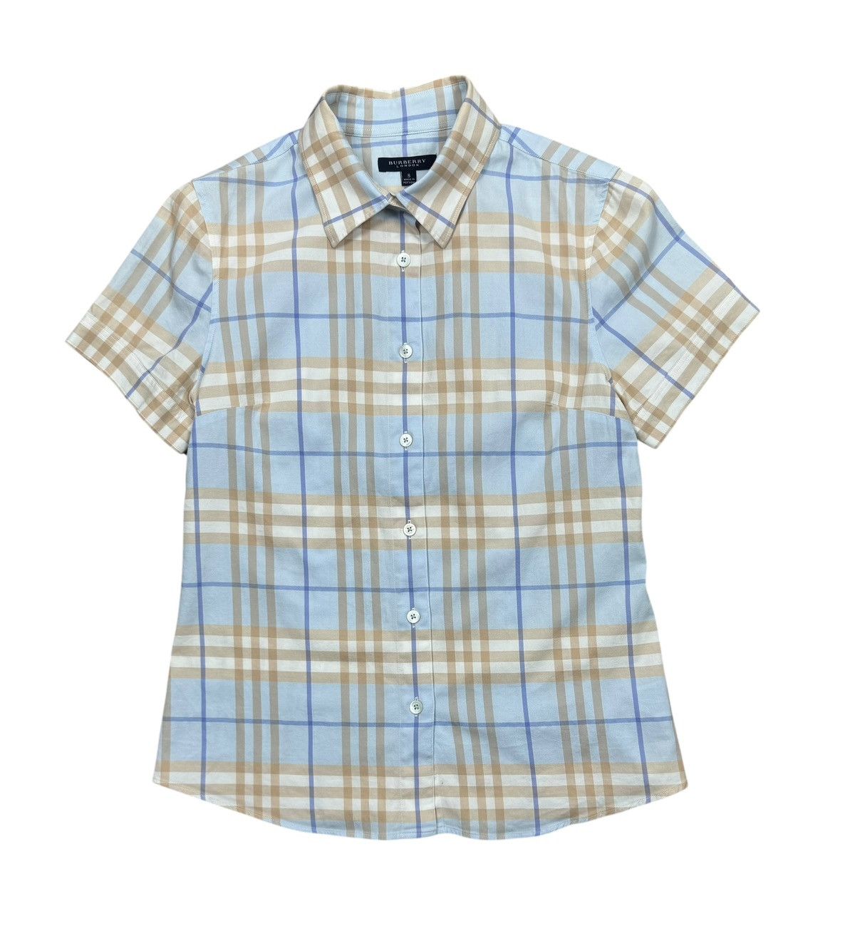 Burberry Burberry Vintage Checkered Shirt Button Up Short Sleeve Size S / US 4 / IT 40 - 9 Thumbnail