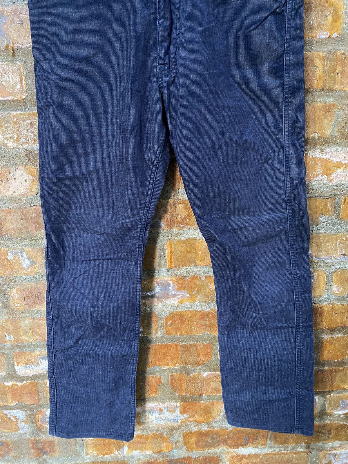 Japanese Brand × Lad Musician × Nonnative 2000s Nonactive indigo courduroy pants Size US 32 / EU 48 - 4 Thumbnail