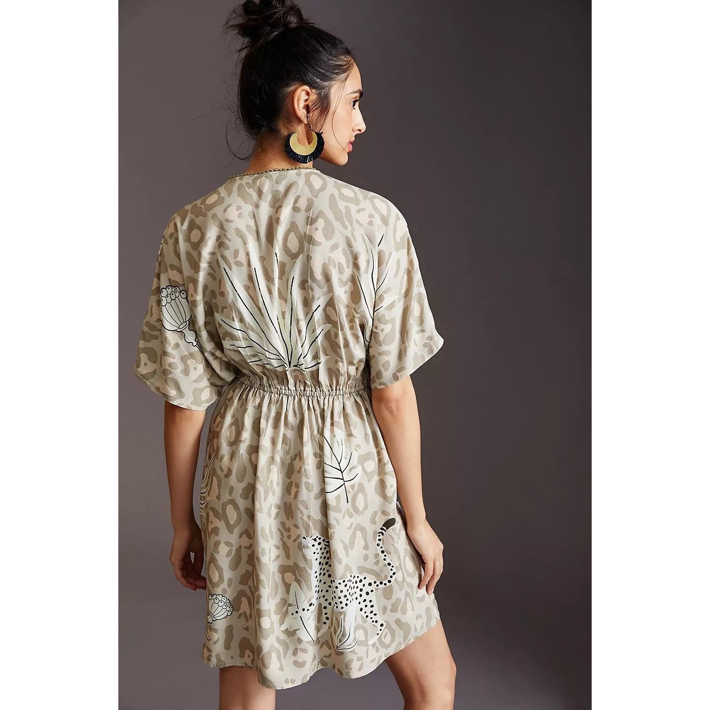 Anthropologie New Anthropologie Bl-nk Micro Kaftan $134 ONESIZE (S/M) Size S / US 4 / IT 40 - 4 Thumbnail