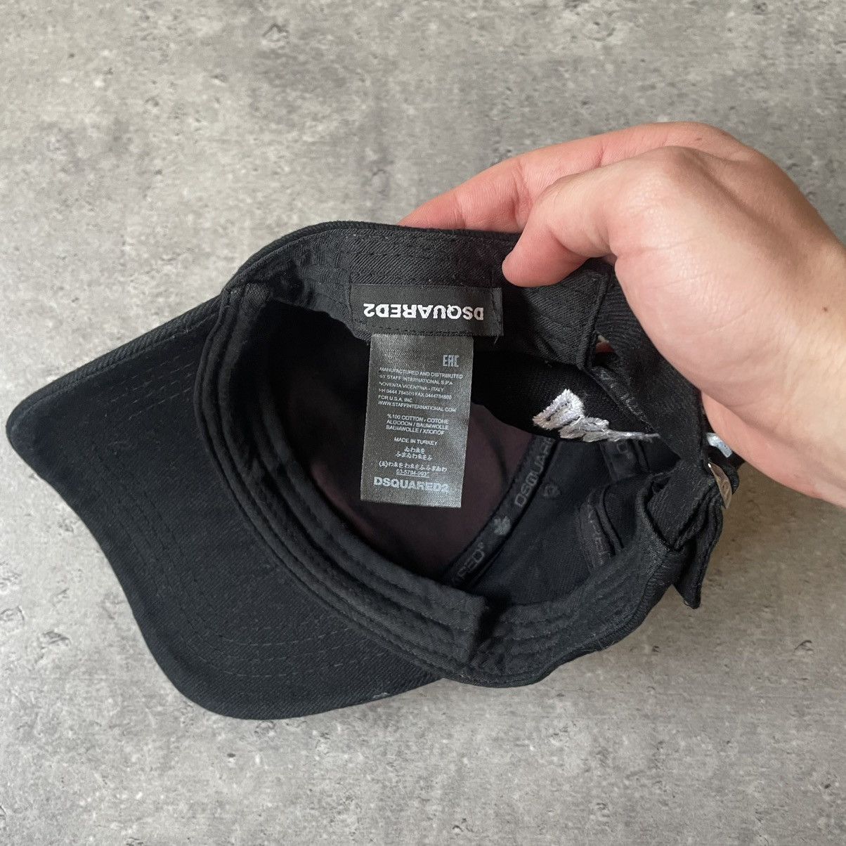 Dsquared2 Dsquared2 Multi Logo Baseball Cap Size ONE SIZE - 5 Thumbnail