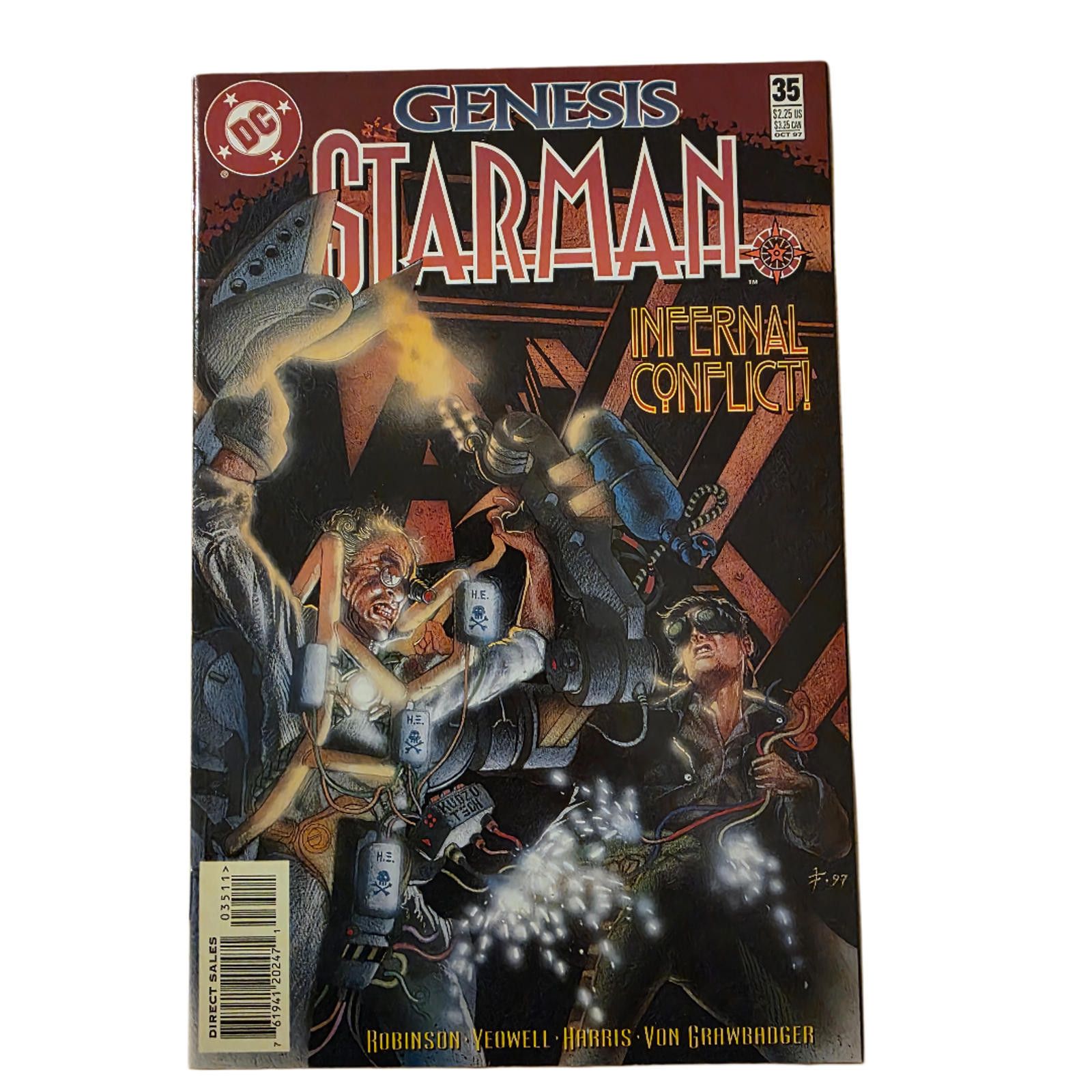 DC Comics Starman Genesis #35 1997 DC Comic Very Fine/Near Mint (C) Size ONE SIZE - 1 Thumbnail