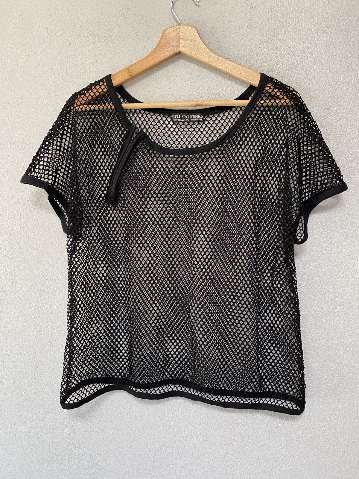 Japanese Brand Hell cat punks mesh shirt seditioneries style B4 Size US M / EU 48-50 / 2 - 1 Thumbnail