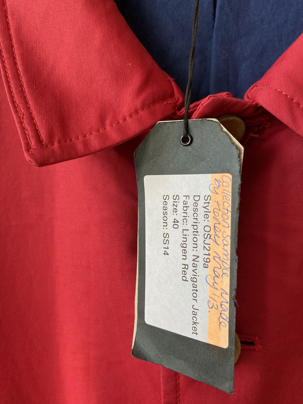 Oliver Spencer Oliver Spencer by Honey May SS14 Sample Navigator jacket Size US M / EU 48-50 / 2 - 4 Thumbnail