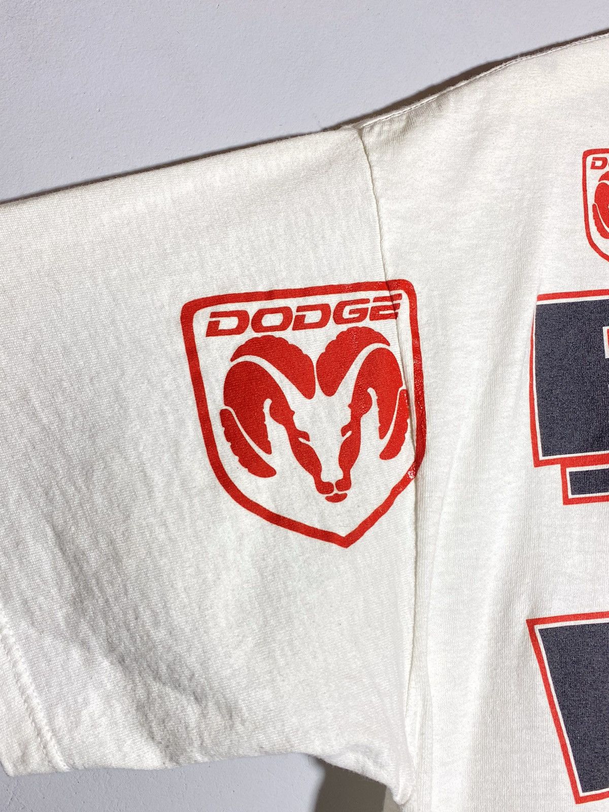 NASCAR 🔥 Y2K DODGE RAM NASCAR RACING TEE OVERPRINT USA MADE Size US XL / EU 56 / 4 - 15 Thumbnail