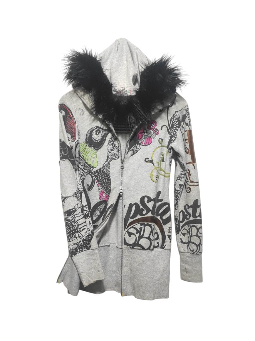 If Six Was Nine Oilily Zipper Fur Hoodie LGB style Size S / US 4 / IT 40 - 3 Thumbnail