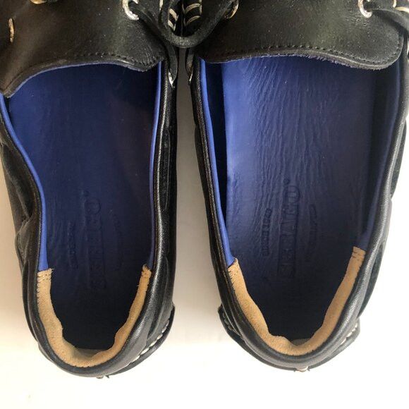 Sebago sebago men's new black leather slip on loafers size: 10M Size US 10 / EU 43 - 2 Thumbnail
