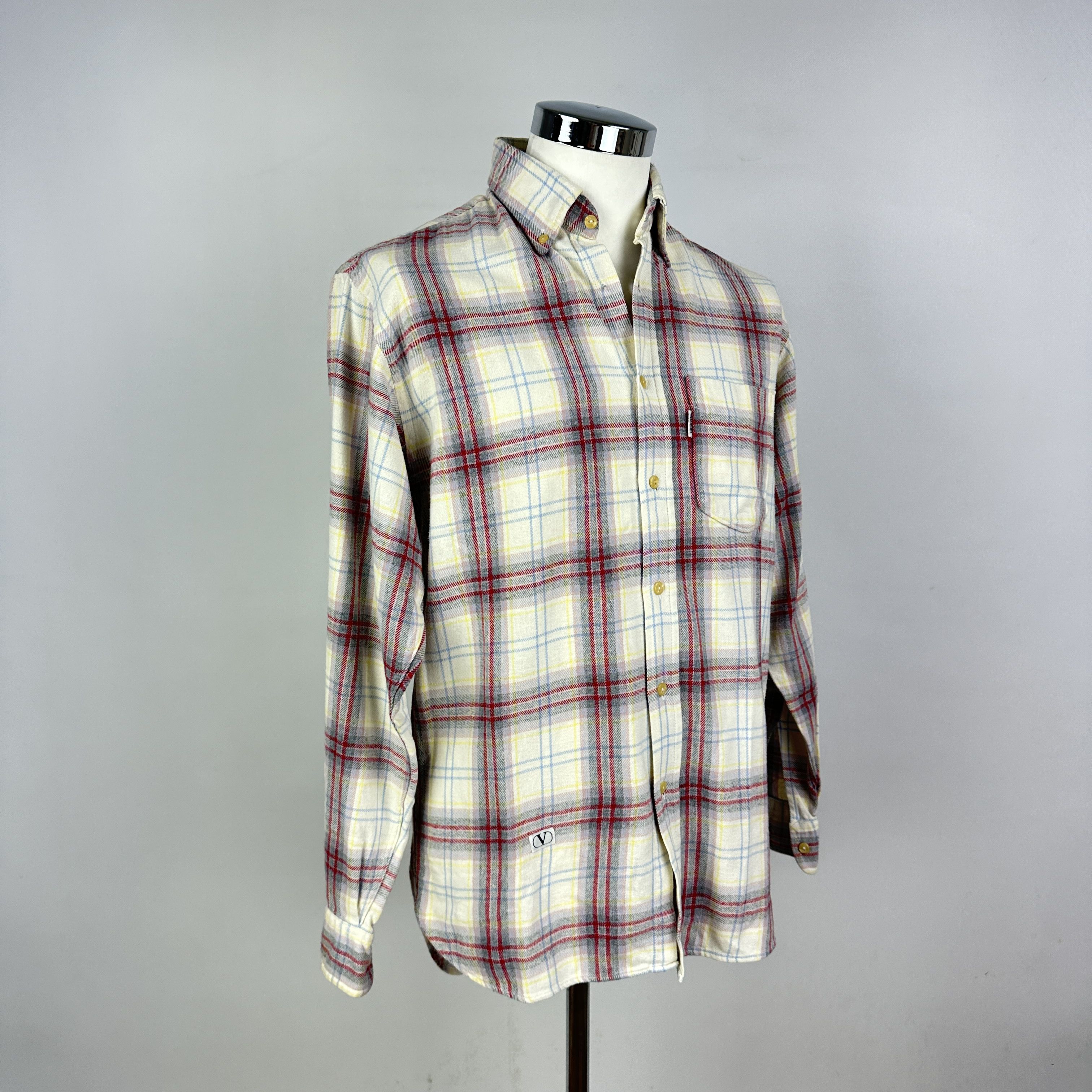 Valentino Camicia VALENTINO Flanella A Quadri – M Size US M / EU 48-50 / 2 - 7 Thumbnail