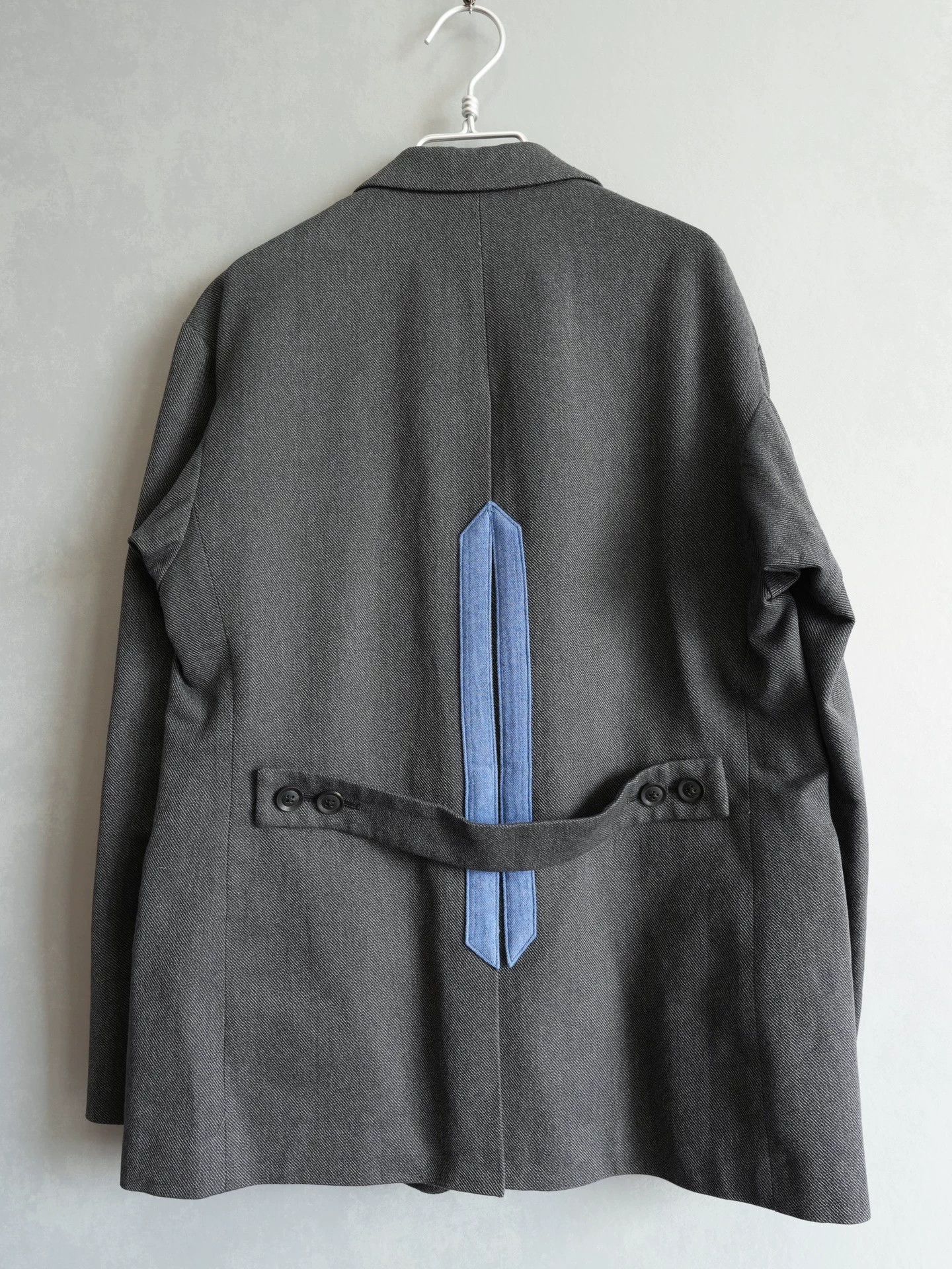 Yohji Yamamoto Yohji Yamamoto 17AW Asymmetric Collar Slit Show Jacket 2 Size US M / EU 48-50 / 2 - 5 Thumbnail