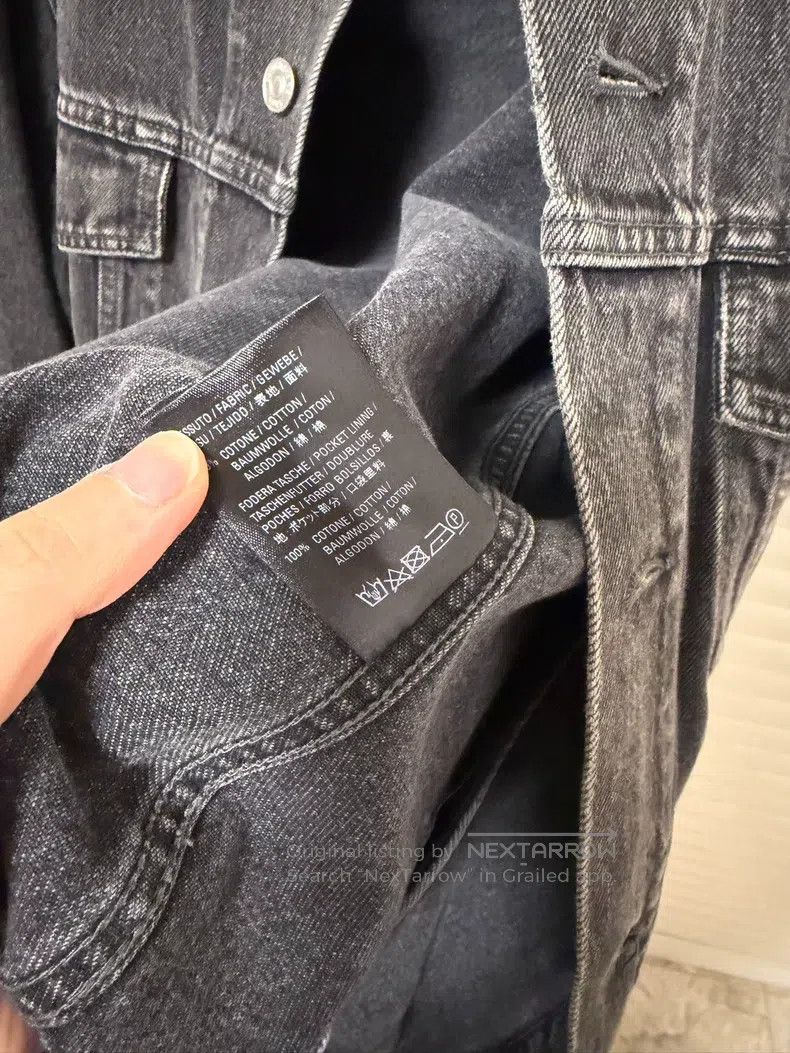 Balenciaga Balenciaga Brand logo denim jacket Size XS / US 0-2 / IT 36-38 - 4 Thumbnail