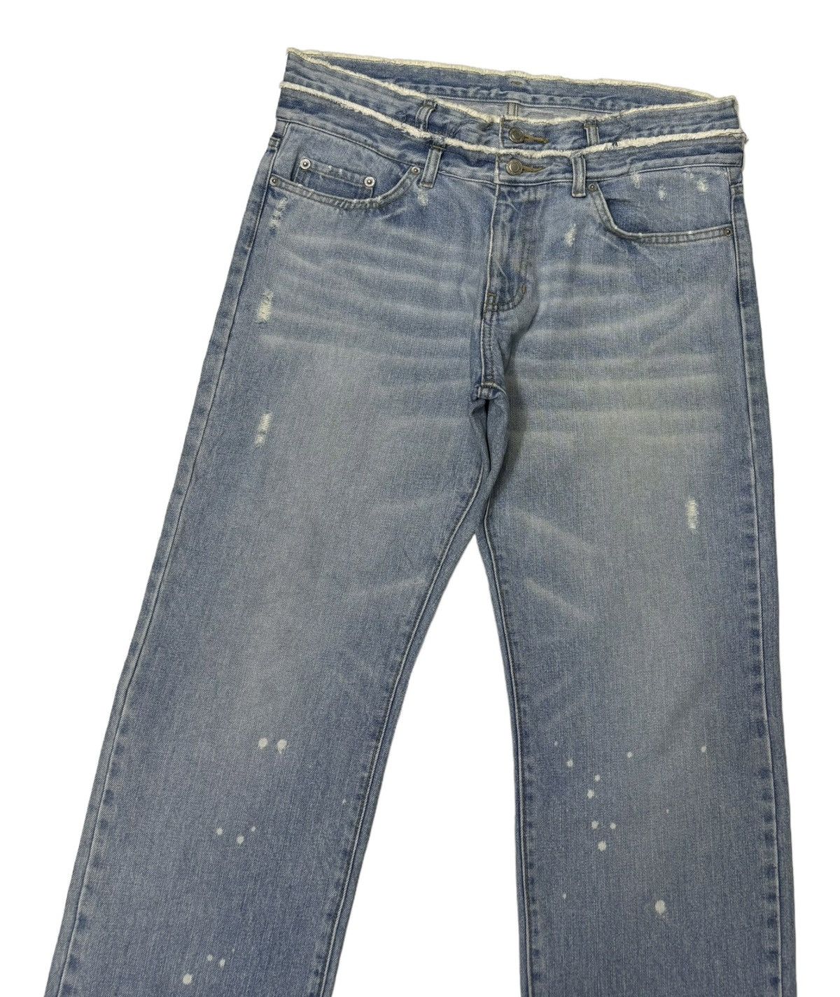 Hysteric Glamour 🔥DOUBLE WAIST JAPANESE BRAND GLAMOR BAGGY DENIM JEANS Size US 34 / EU 50 - 6 Thumbnail