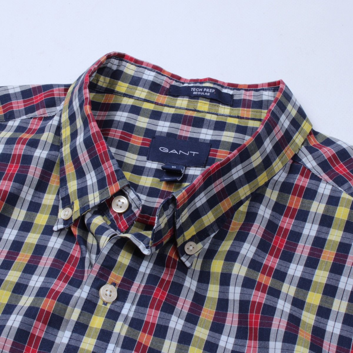 Designer × Gant GANT Tech Prep Multicolor Plaid Button Long Sleeve Shirt Size US XL / EU 56 / 4 - 9 Thumbnail