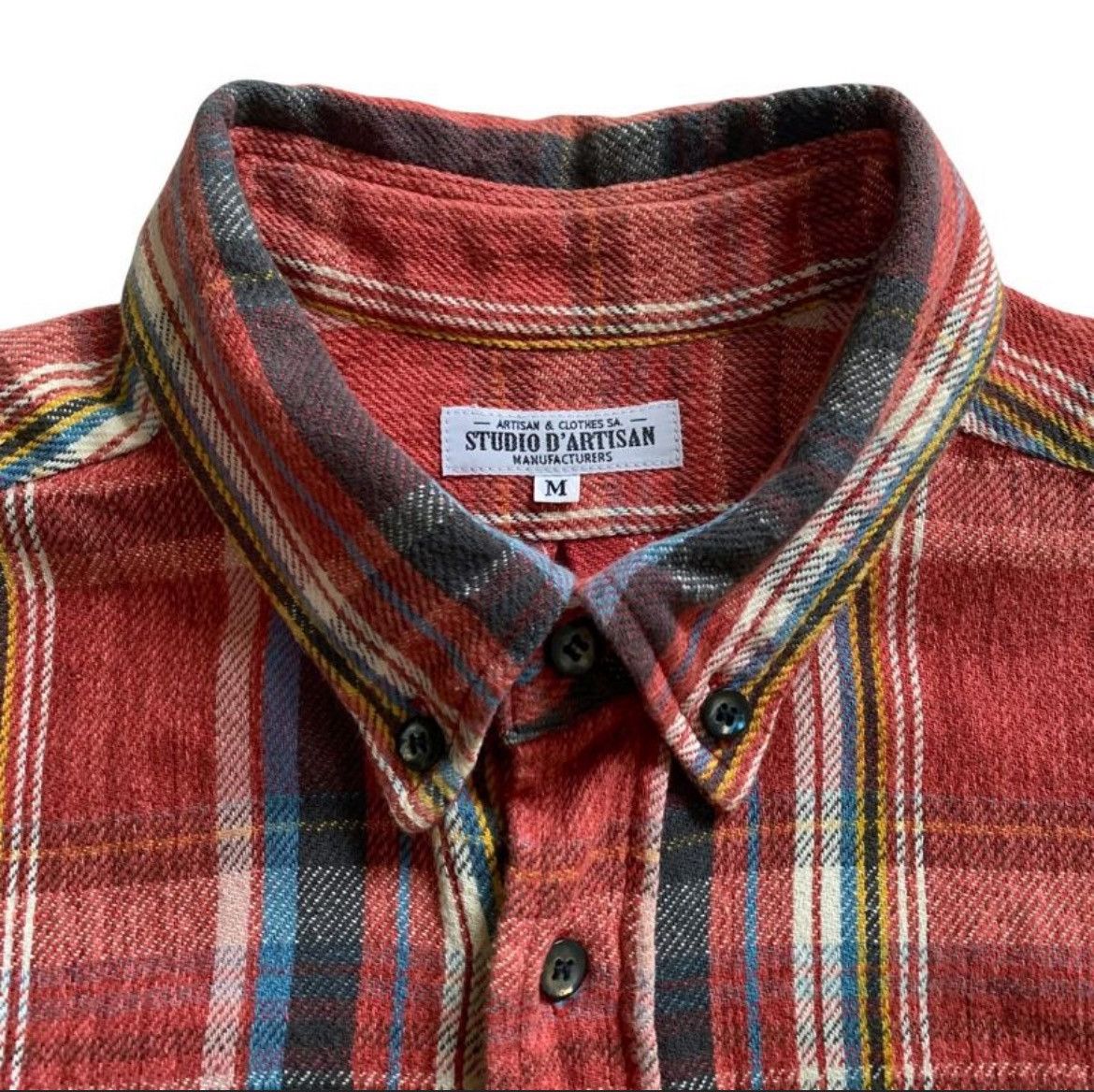 Studio D'Artisan Studio D’artisan Flanel Button Down Shirt Size US M / EU 48-50 / 2 - 6 Thumbnail