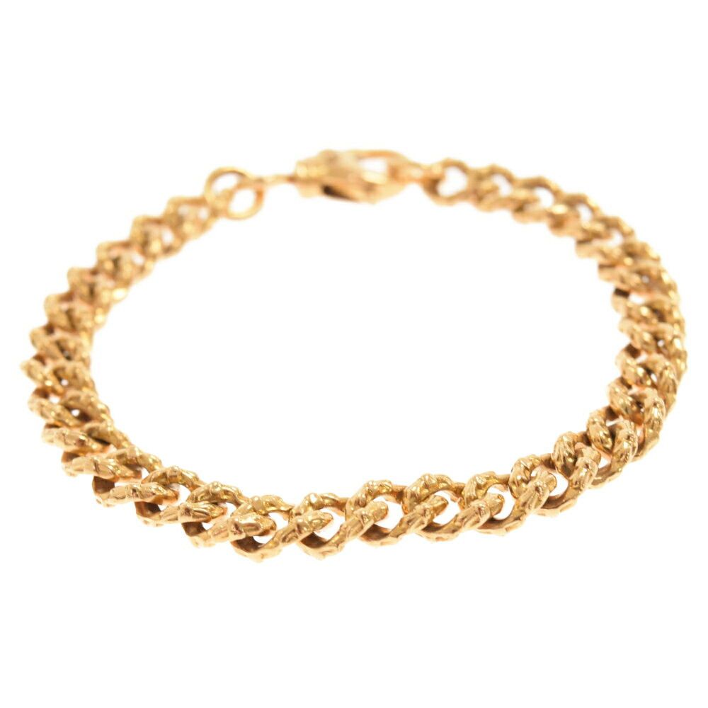 image of Chrome Hearts Extra Fancy Mini Gold Bracelet - 8 Inch, Men's