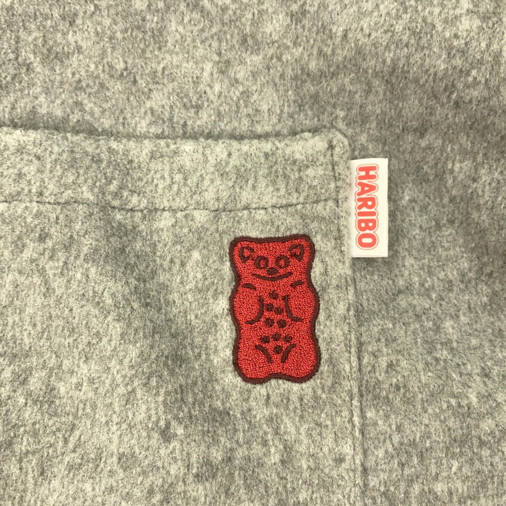 JCPenney HARIBO Jacket Womens Medium Gray Fleece Button Up Shirt Shacket Gummy Bear JCPenney Size M / US 6-8 / IT 42-44 - 3 Thumbnail