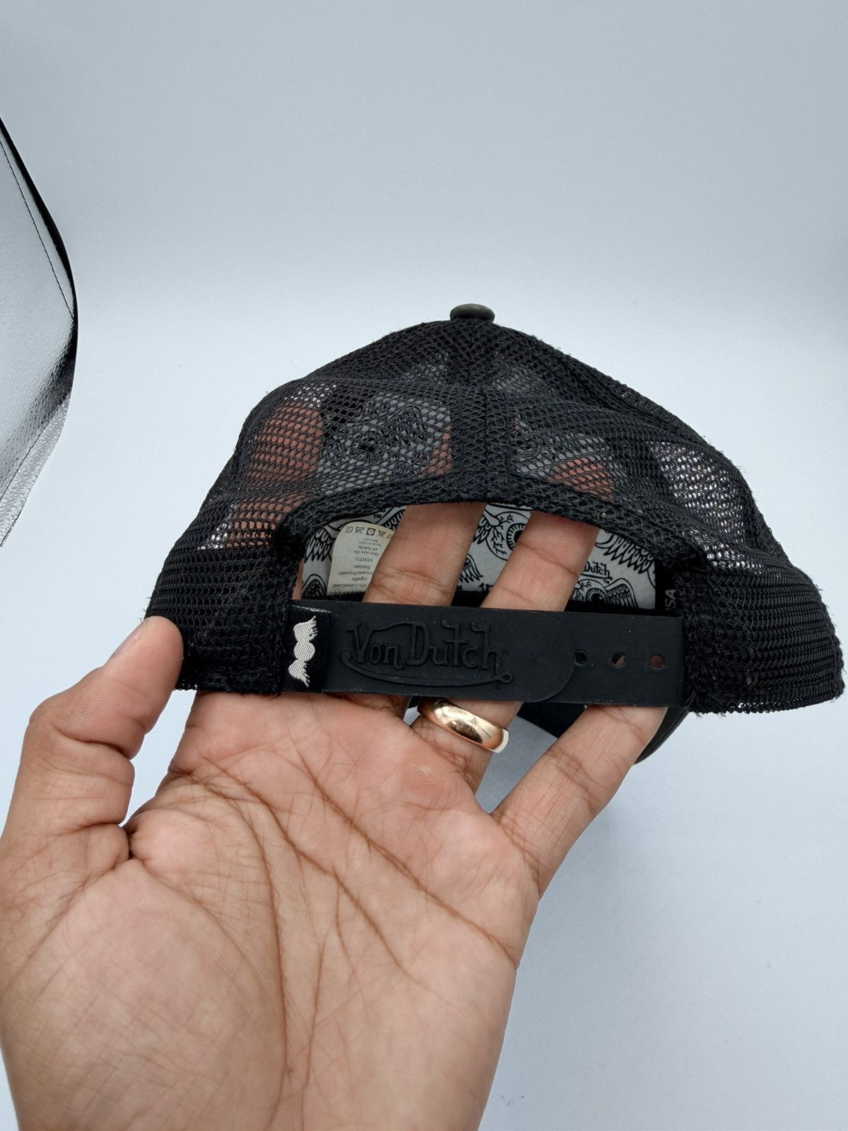Von Dutch Von Dutch Worn Hat Cap Size ONE SIZE - 4 Thumbnail