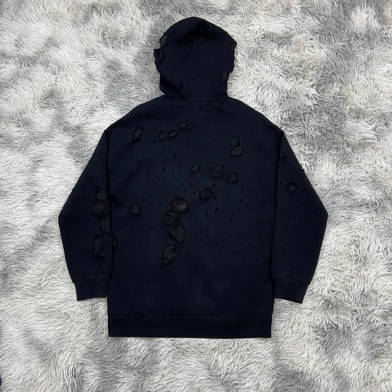 Givenchy Givenchy Metal Hole Distressed Vintage Hooded Sweatshirt 25 Size US M / EU 48-50 / 2 - 5 Thumbnail