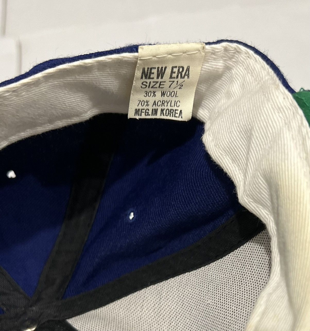 New Era Vintage 90s Detroit Lions New Era Hat Fitted 7 1/2 Wool Size ONE SIZE - 6 Thumbnail