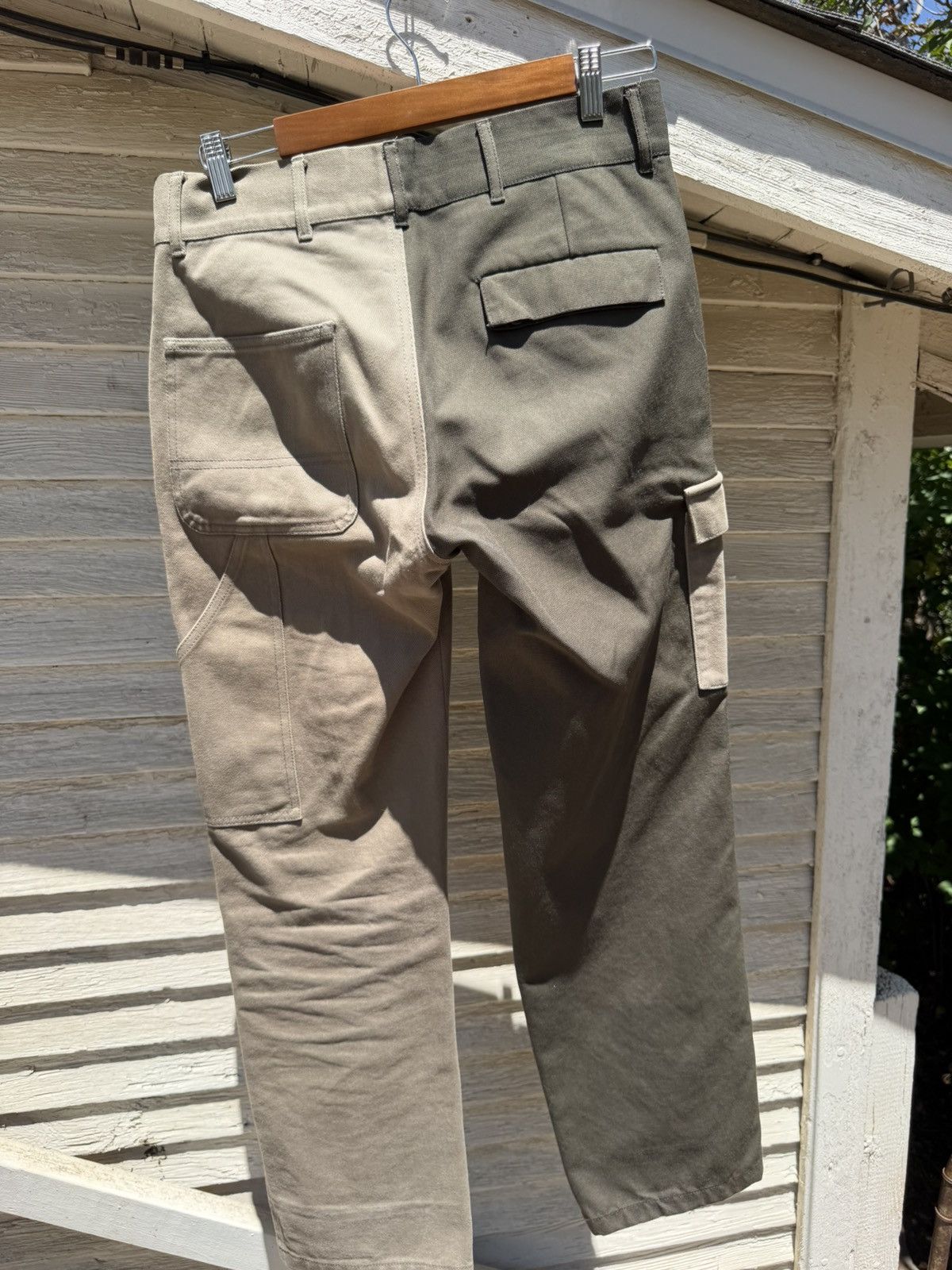 Gosha Rubchinskiy Gosha Rubchinskiy SS18 Split Work Trousers Size US 32 / EU 48 - 5 Thumbnail